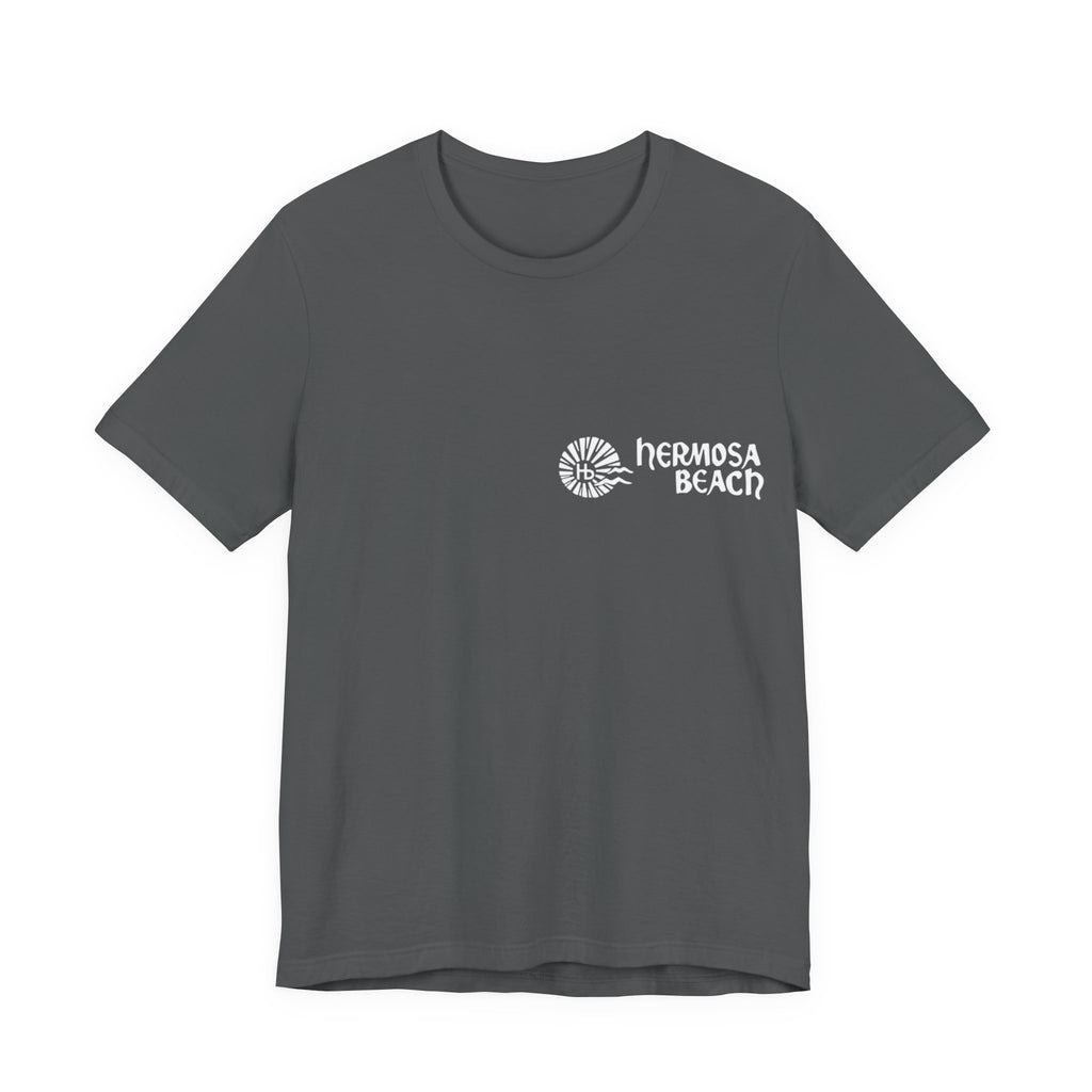 Hermosa Beach Tee — Colorful Front/Back Print Jersey T-Shirt