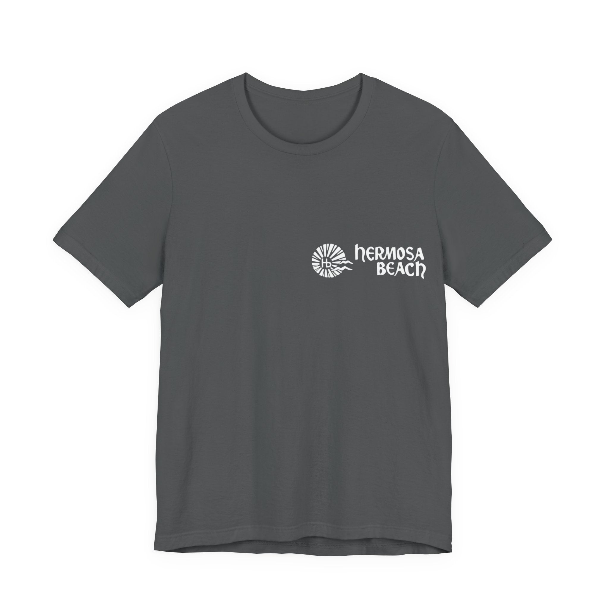 Hermosa Beach Tee — Colorful Front/Back Print Jersey T-Shirt