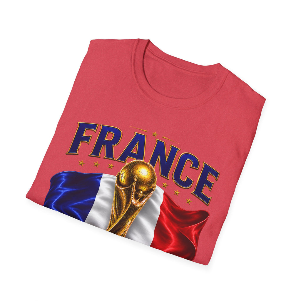 France World Cup 2026 T-Shirt — French Flag & Trophy Soccer Tee