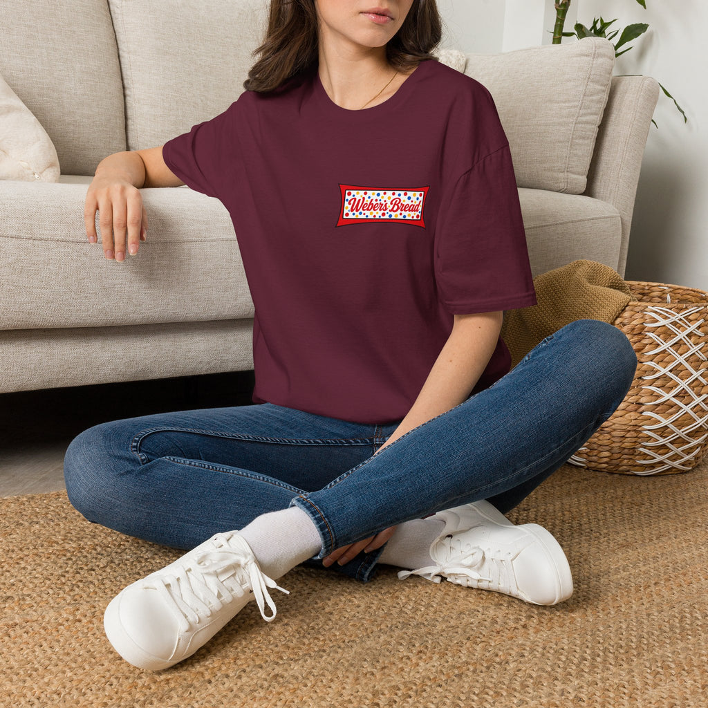 Weber's Bread Retro Logo Dewey T-Shirt — Vintage Bakery Graphic Tee