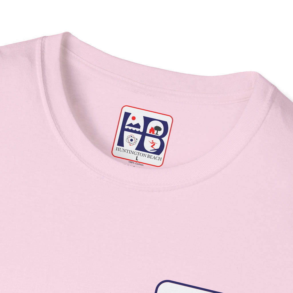 Huntington Beach Retro Logo T-Shirt — HB Surf & Sunset Tee (printed 3 side)