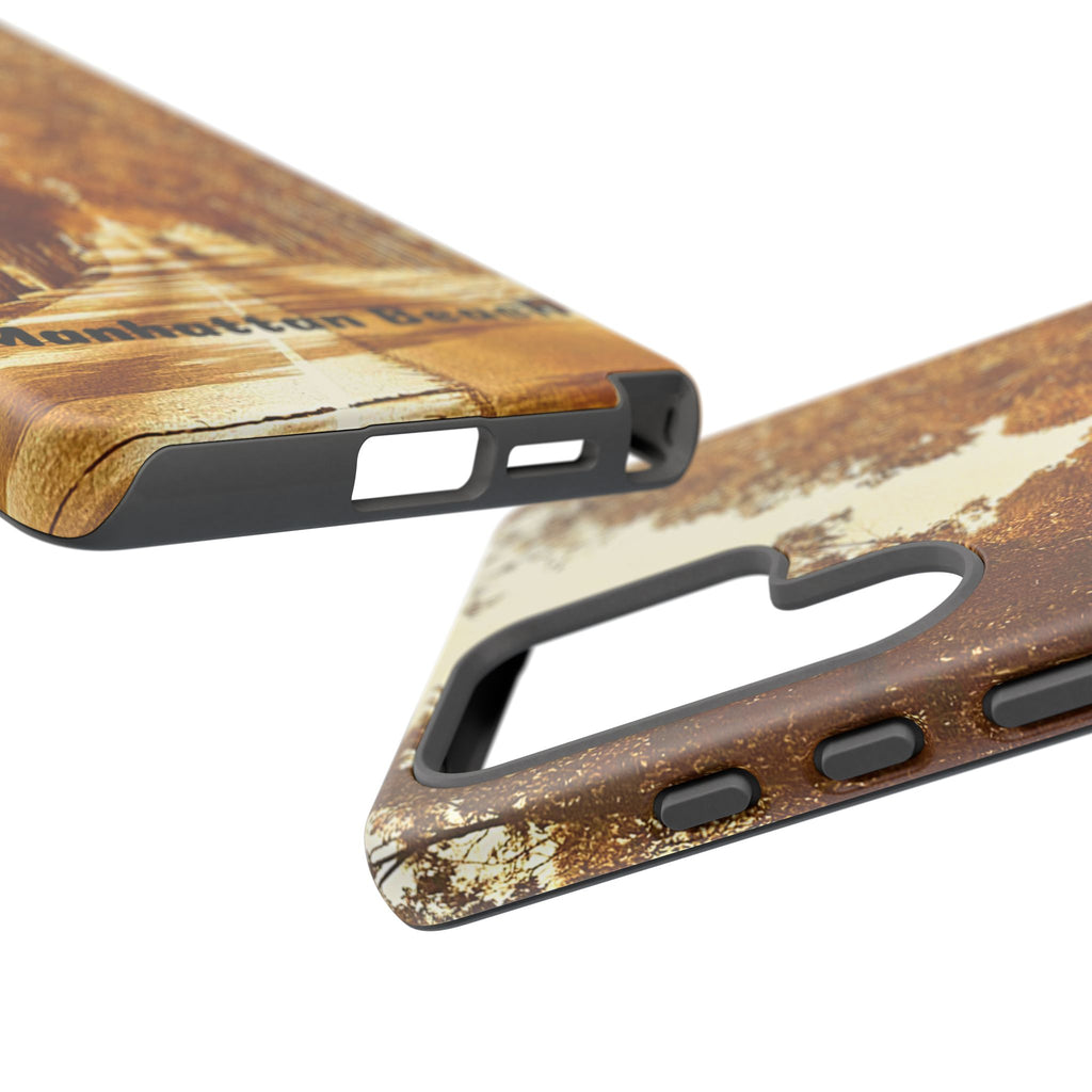 Phone Cases Manhattan Beach Rosecrans Ave Early 60's Tough Cases 90266 California, iPhone Samsung Google Pixel Protective Cover, Vintage