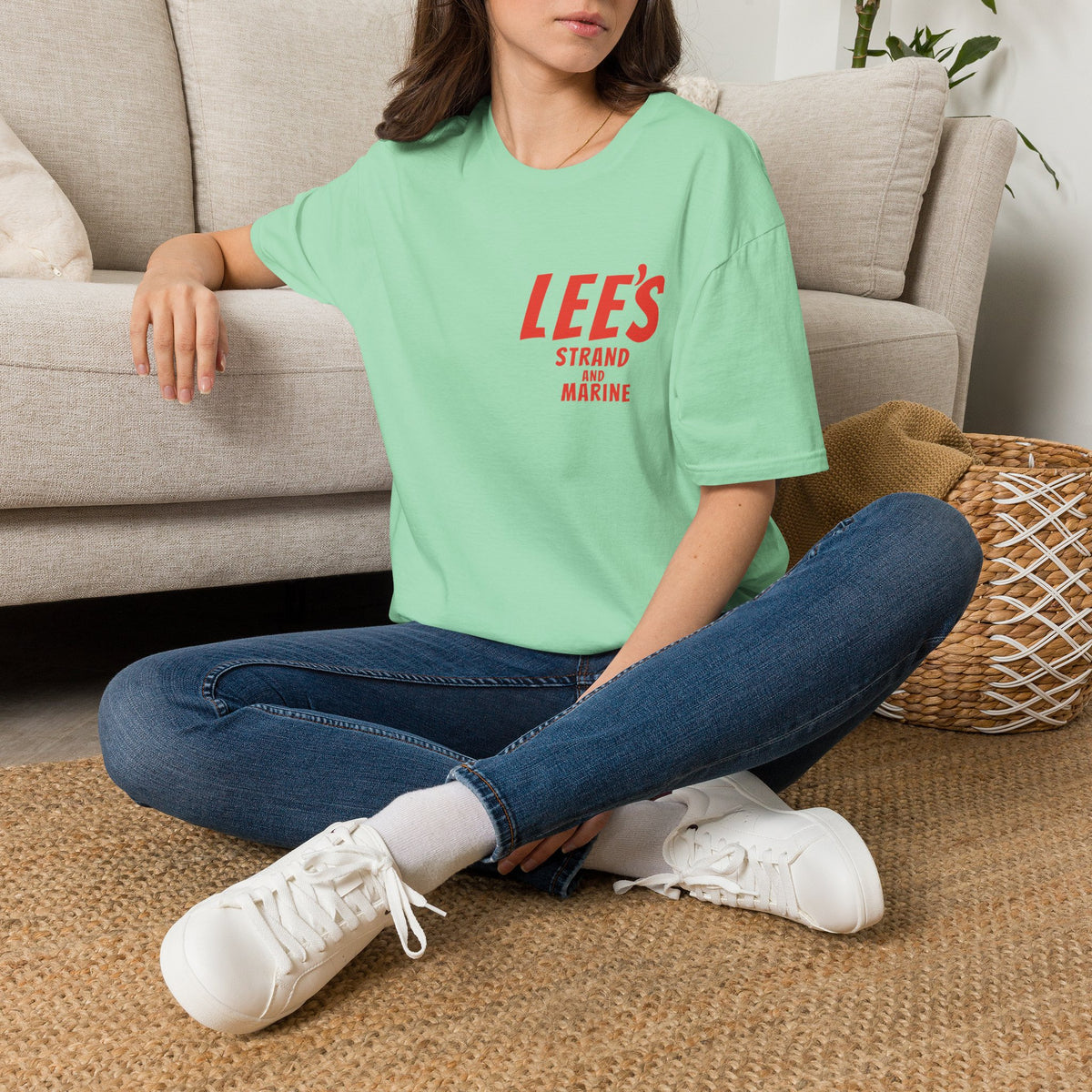 Greasy Lee's  Strand and Marine Old School T-Shirt | Manhattan Beach vintage surfer logo