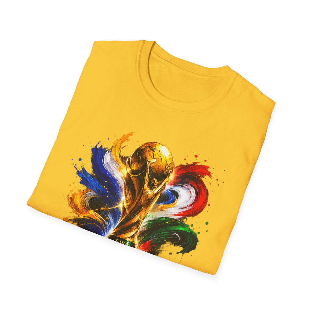 World Cup 2026 T-Shirt — Colorful FIFA Trophy Graphic