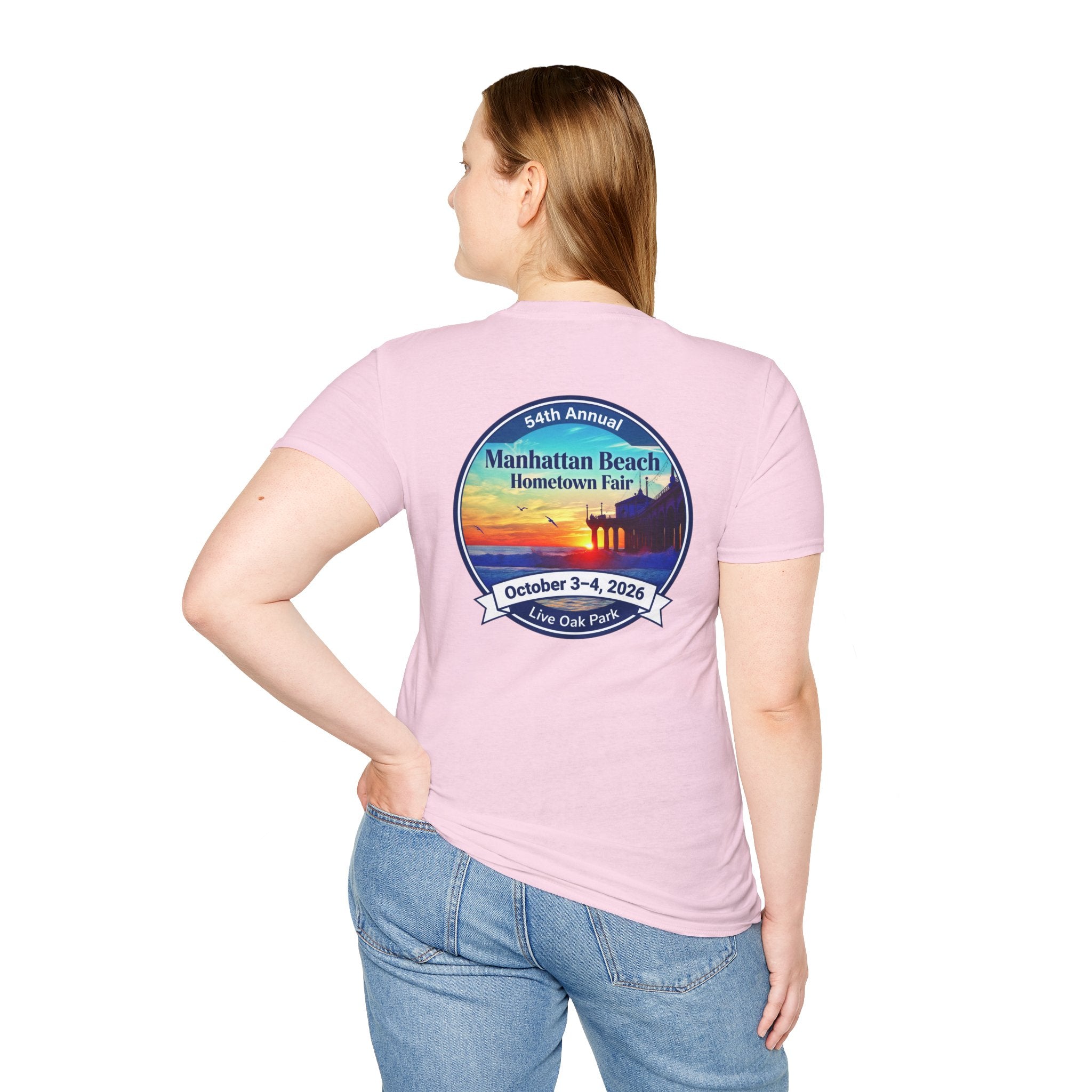 Manhattan Beach Hometown Fair T-Shirt — 54th Annual Sunset Surf Logo (Oct 3-4, 2026)