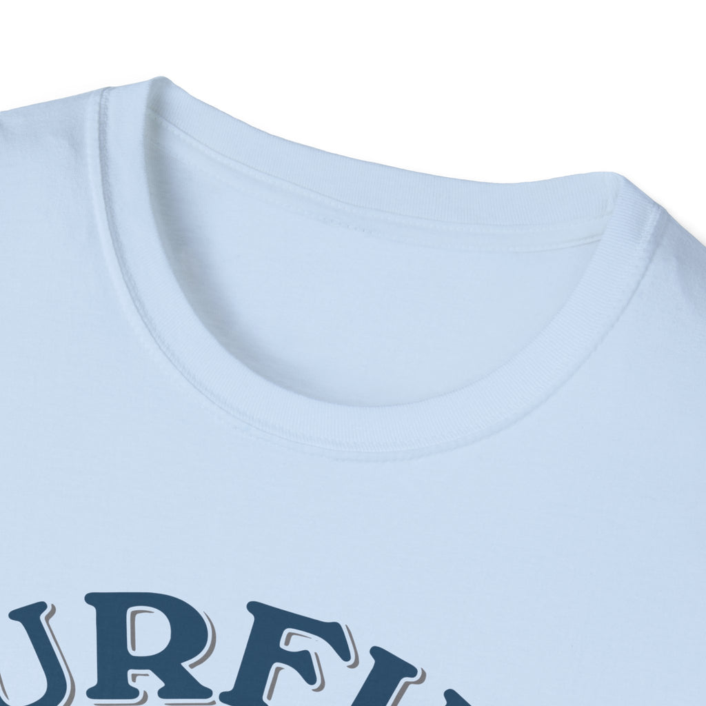 Surfing Makes Me Happy T-Shirt | Retro Sunset Surfer Graphic