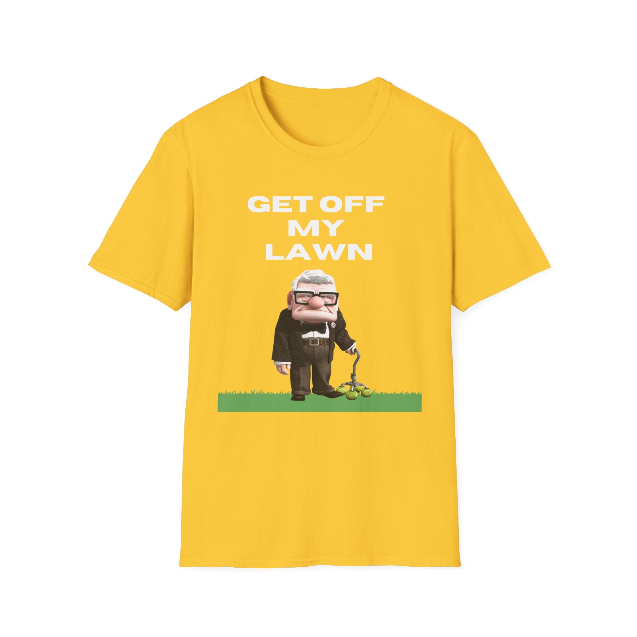 GET OFF My Lawn mens womans Softstyle T-Shirt