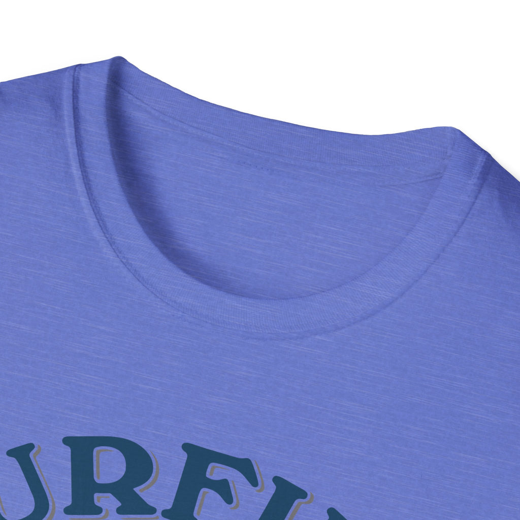 Surfing Makes Me Happy T-Shirt | Retro Sunset Surfer Graphic
