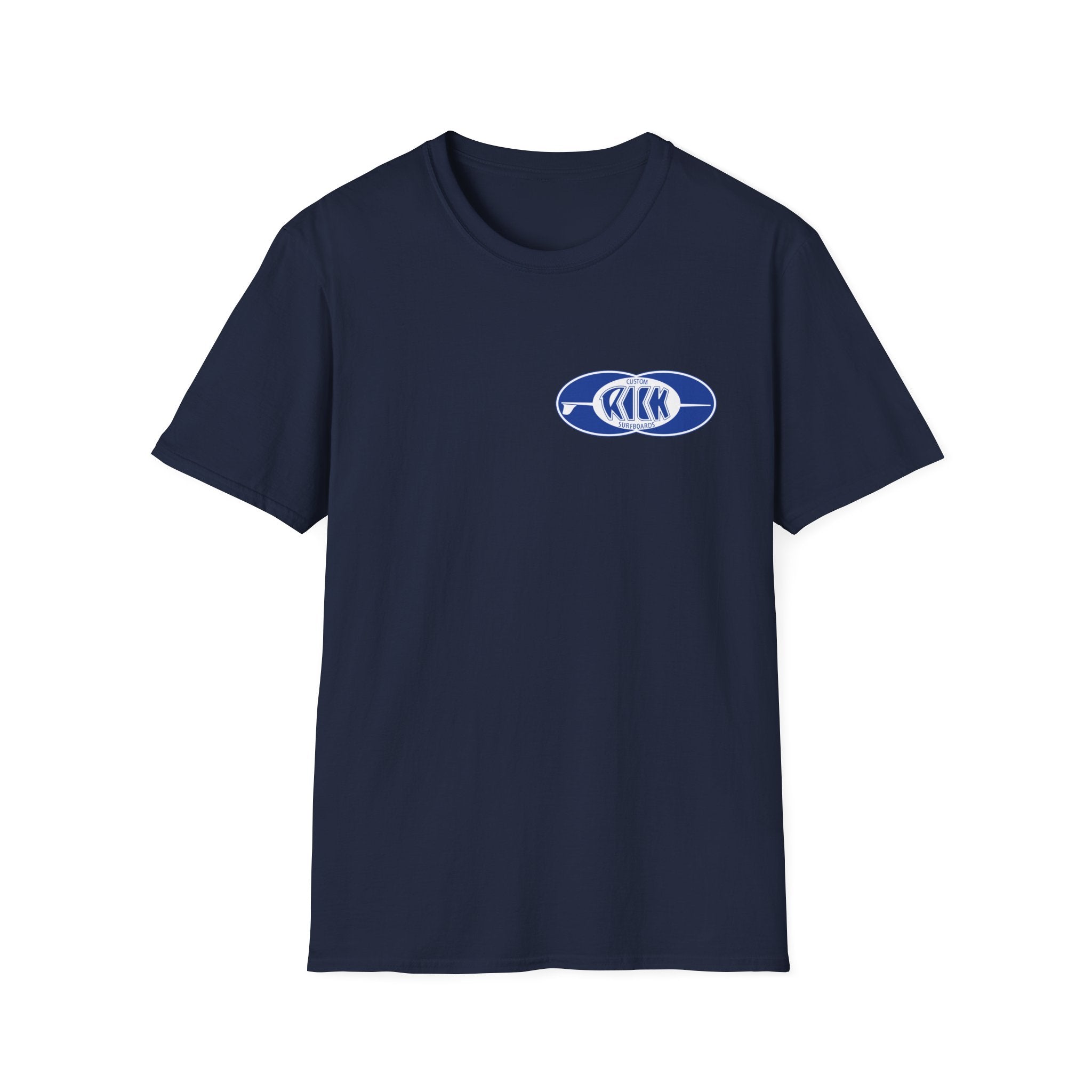 Rick Surfboards Unisex Softstyle T-Shirt Old School Hermosa Beach