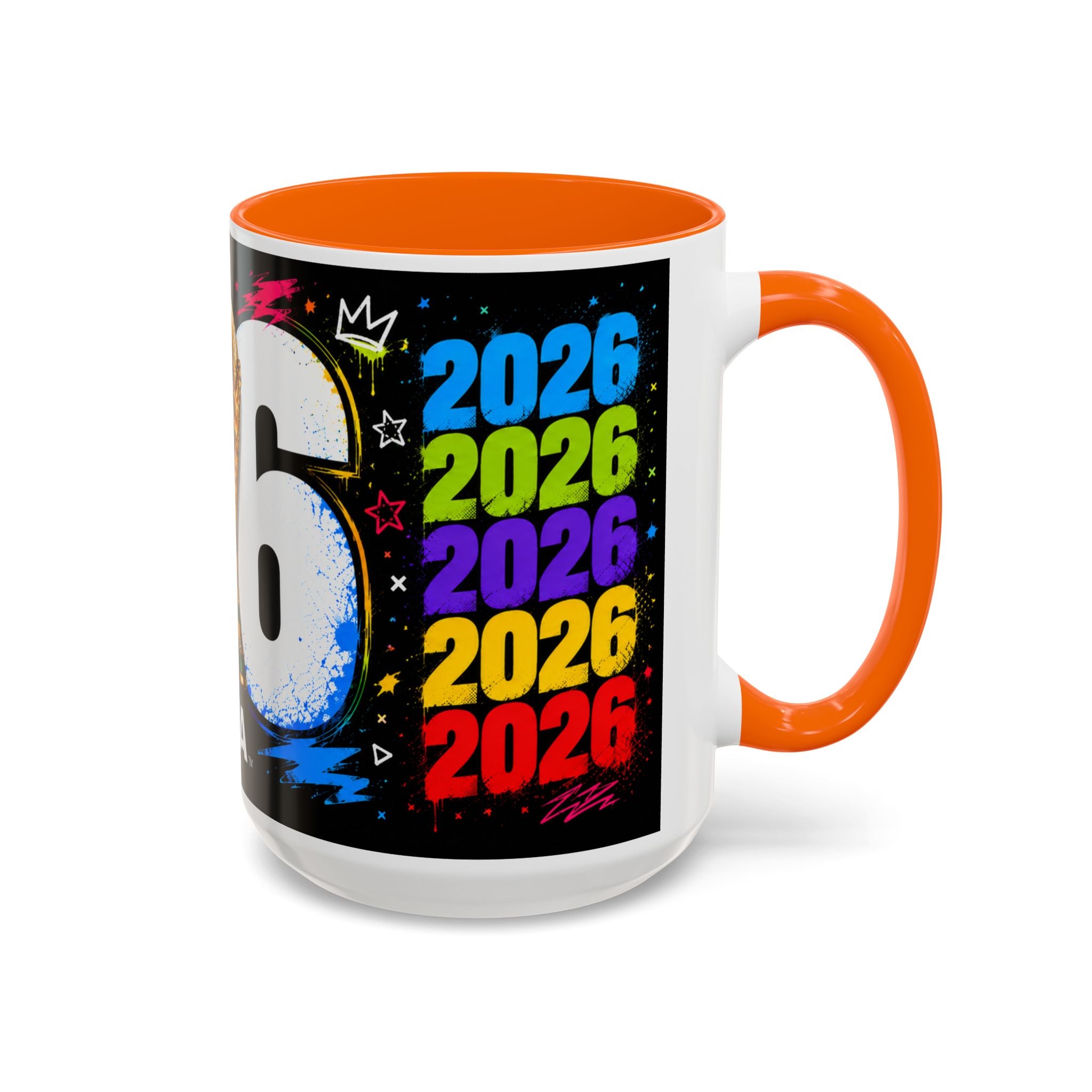 2026 FIFA World Cup Coffee Mug — Colorful Trophy Design (11/15oz)