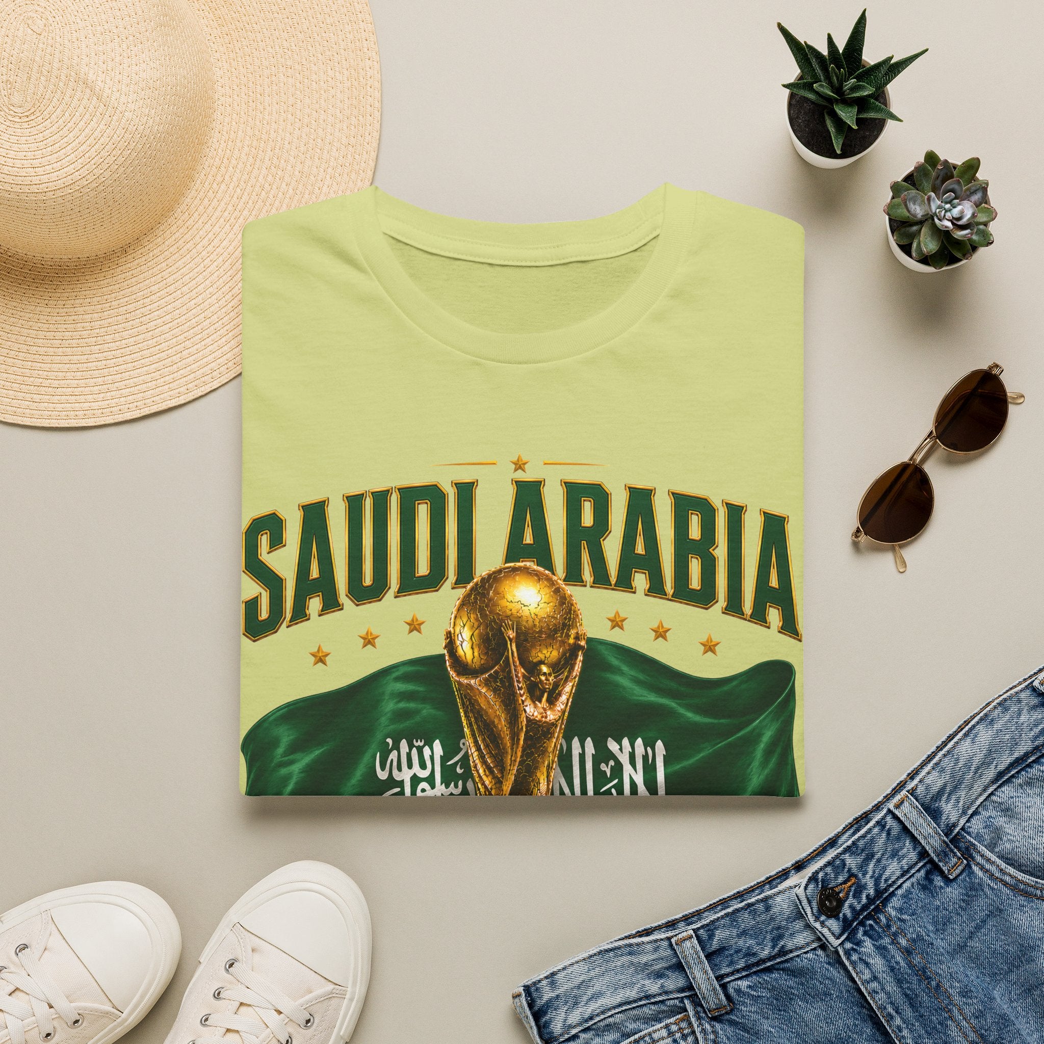 Saudi Arabia 2026 World Cup T-Shirt – Soccer Champion Trophy Design