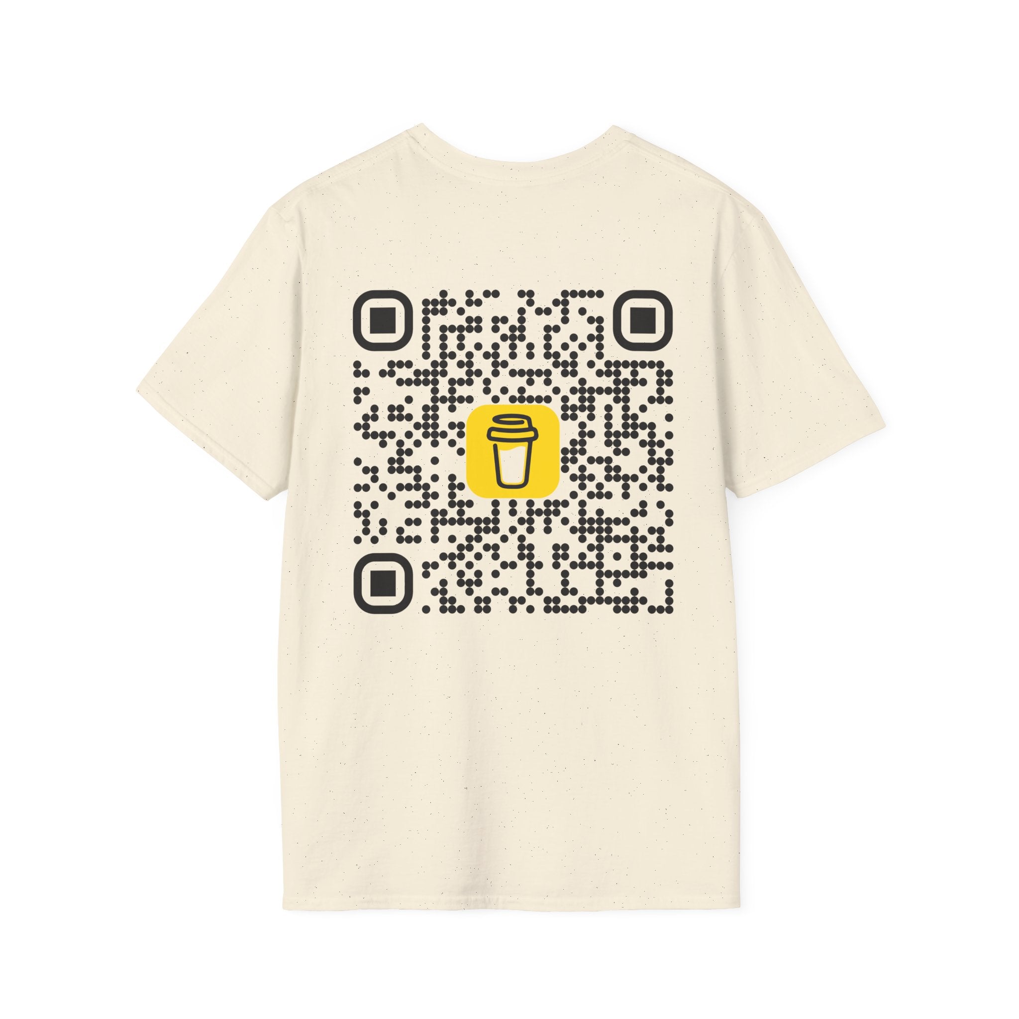 QR Code Coffee Tee — Scan-to-Order Coffee Shop T-Shirt
