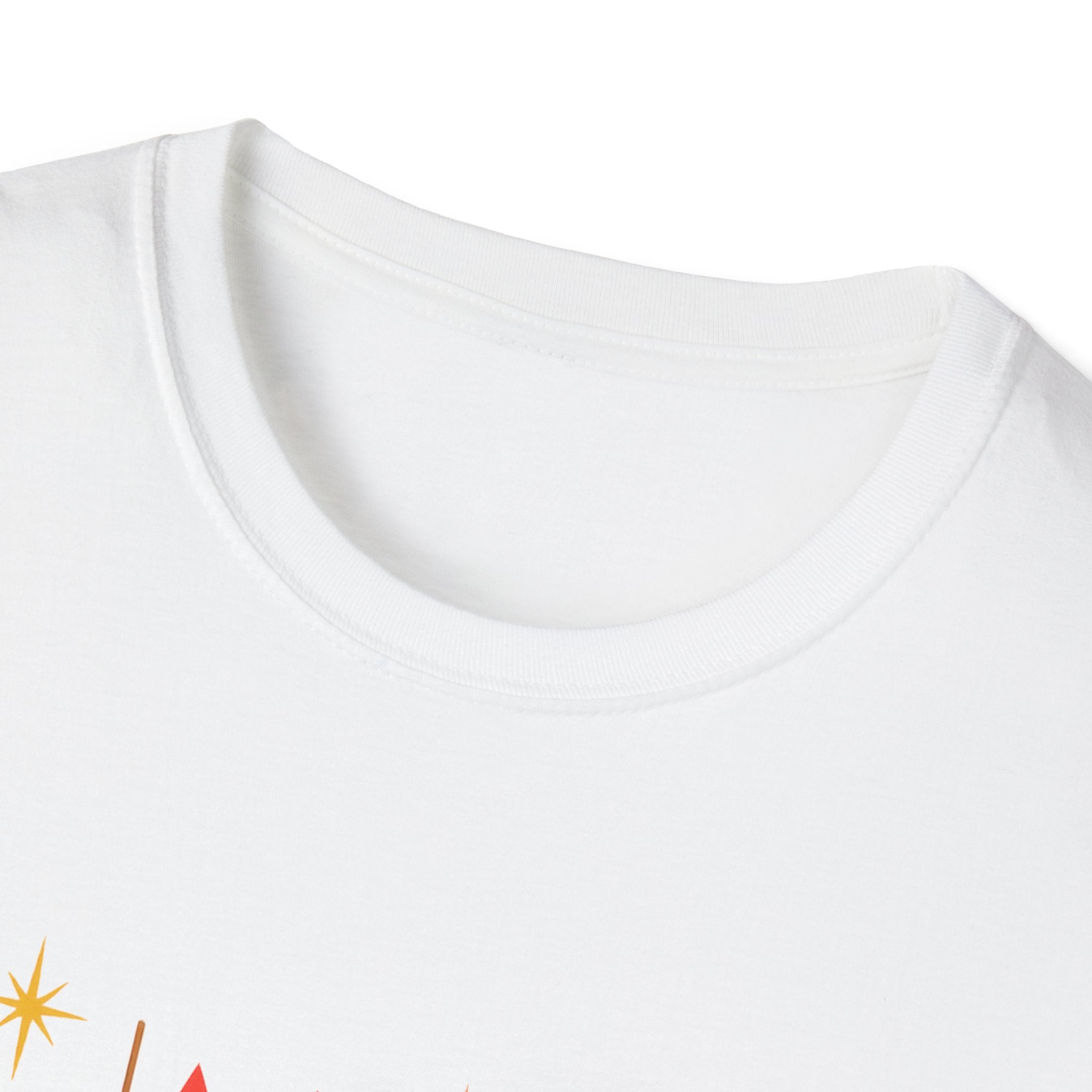 Retro Mid-Century Cats T-Shirt | Colorful Stylized Cat Illustration