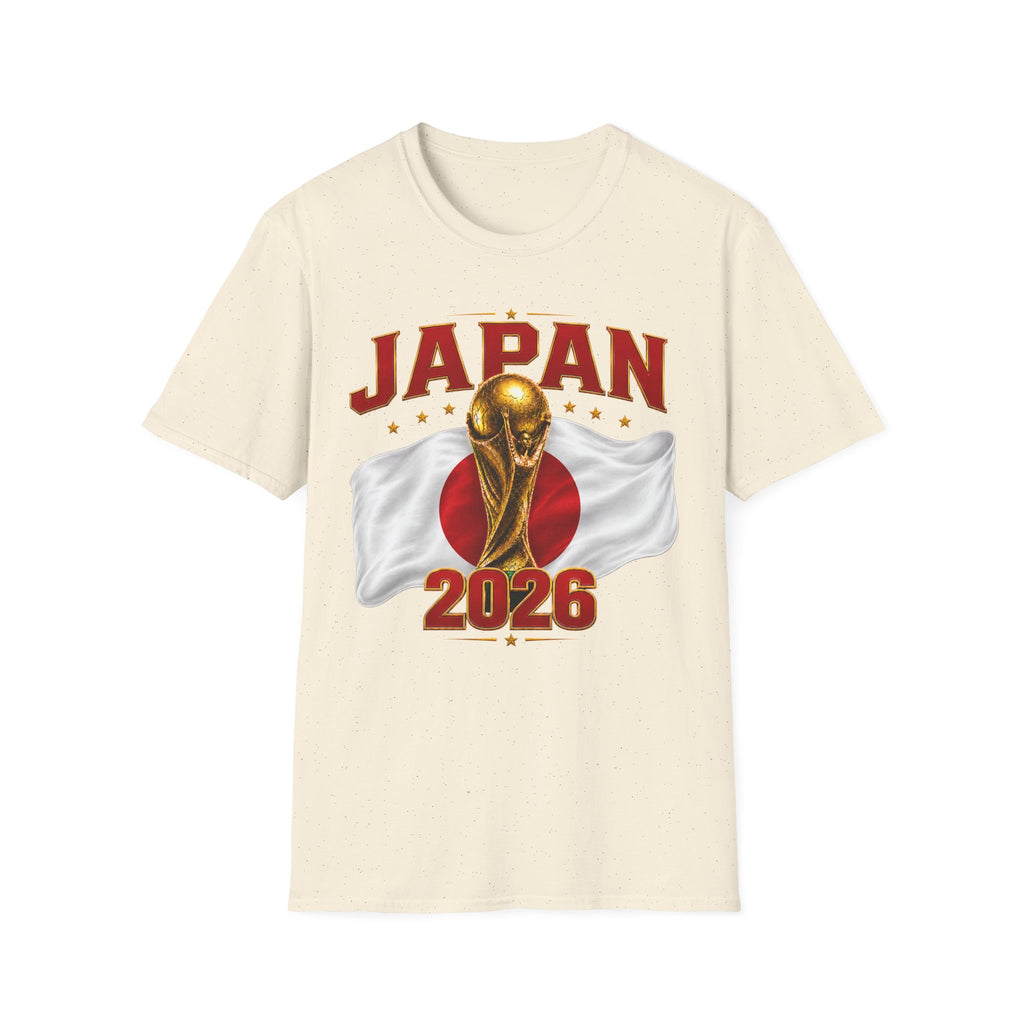 Japan 2026 World Cup T-Shirt — Golden Trophy Soccer Fan Tee