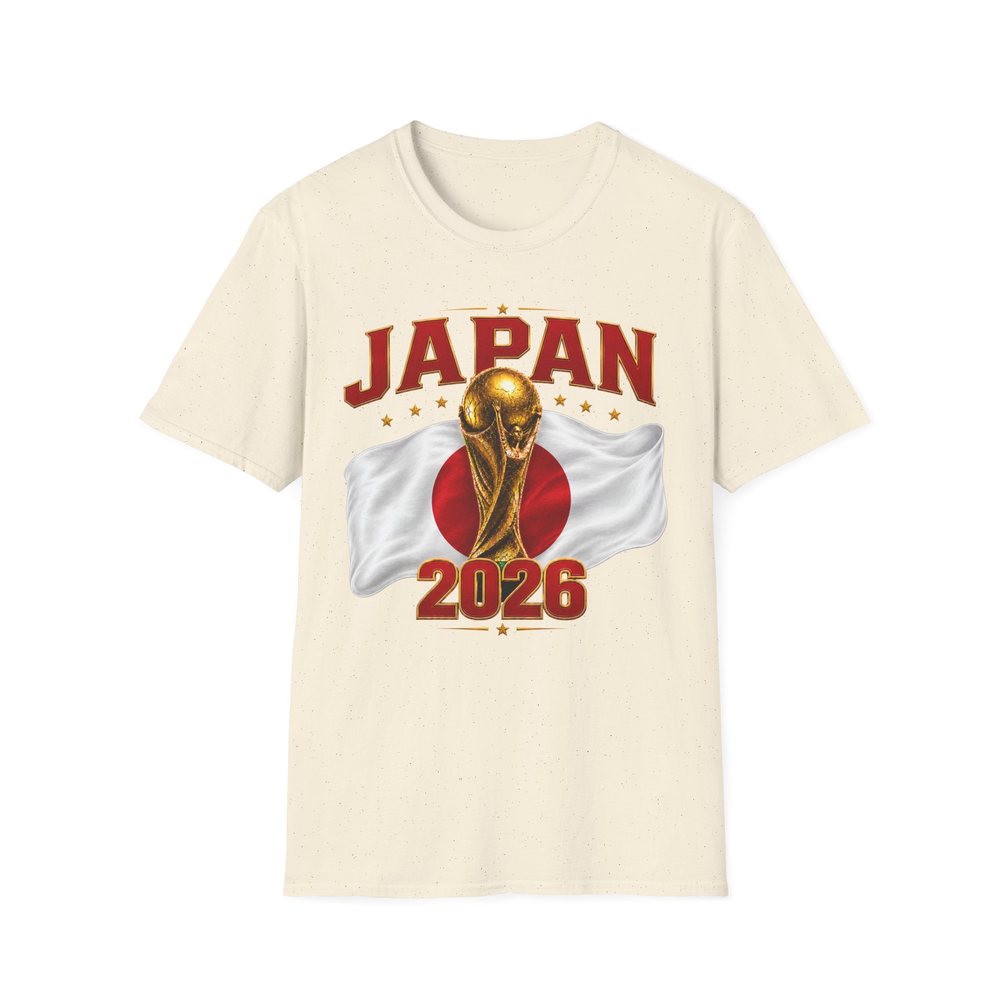 Japan 2026 World Cup T-Shirt — Golden Trophy Soccer Fan Tee