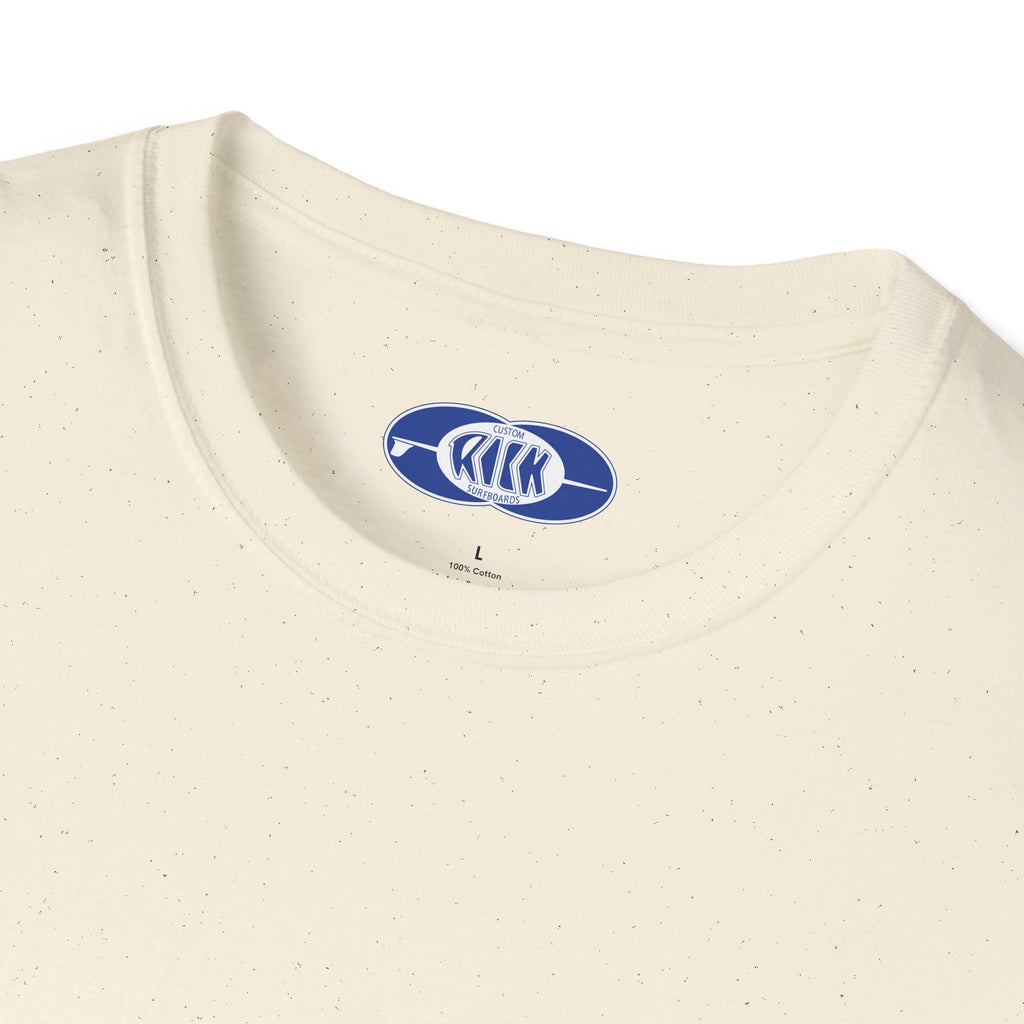 Rick Surfboards Graphic T-Shirt — Printed Front & Back (Multiple Colors)