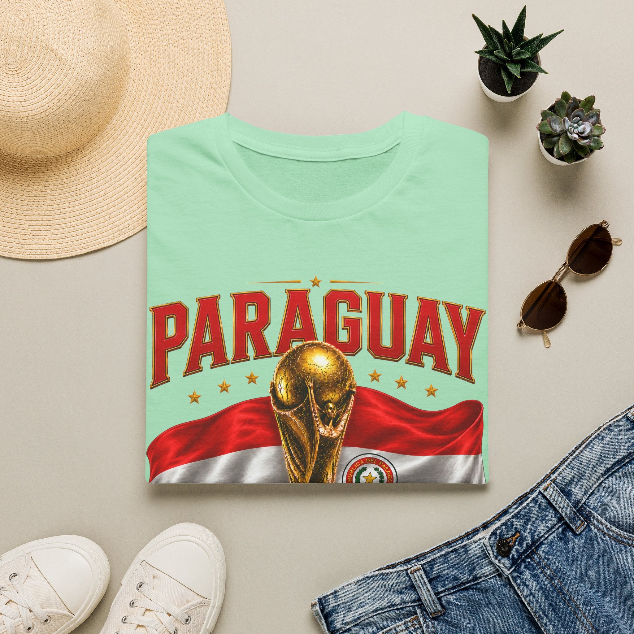Paraguay 2026 World Cup T-Shirt — Fans Soccer Jersey Tee
