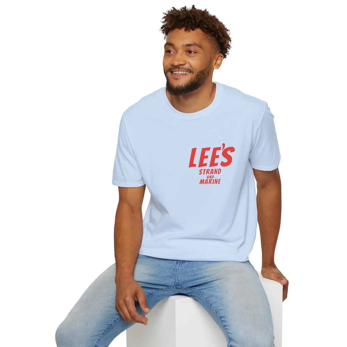Greasy Lee's  Strand and Marine Old School T-Shirt | Manhattan Beach vintage surfer logo