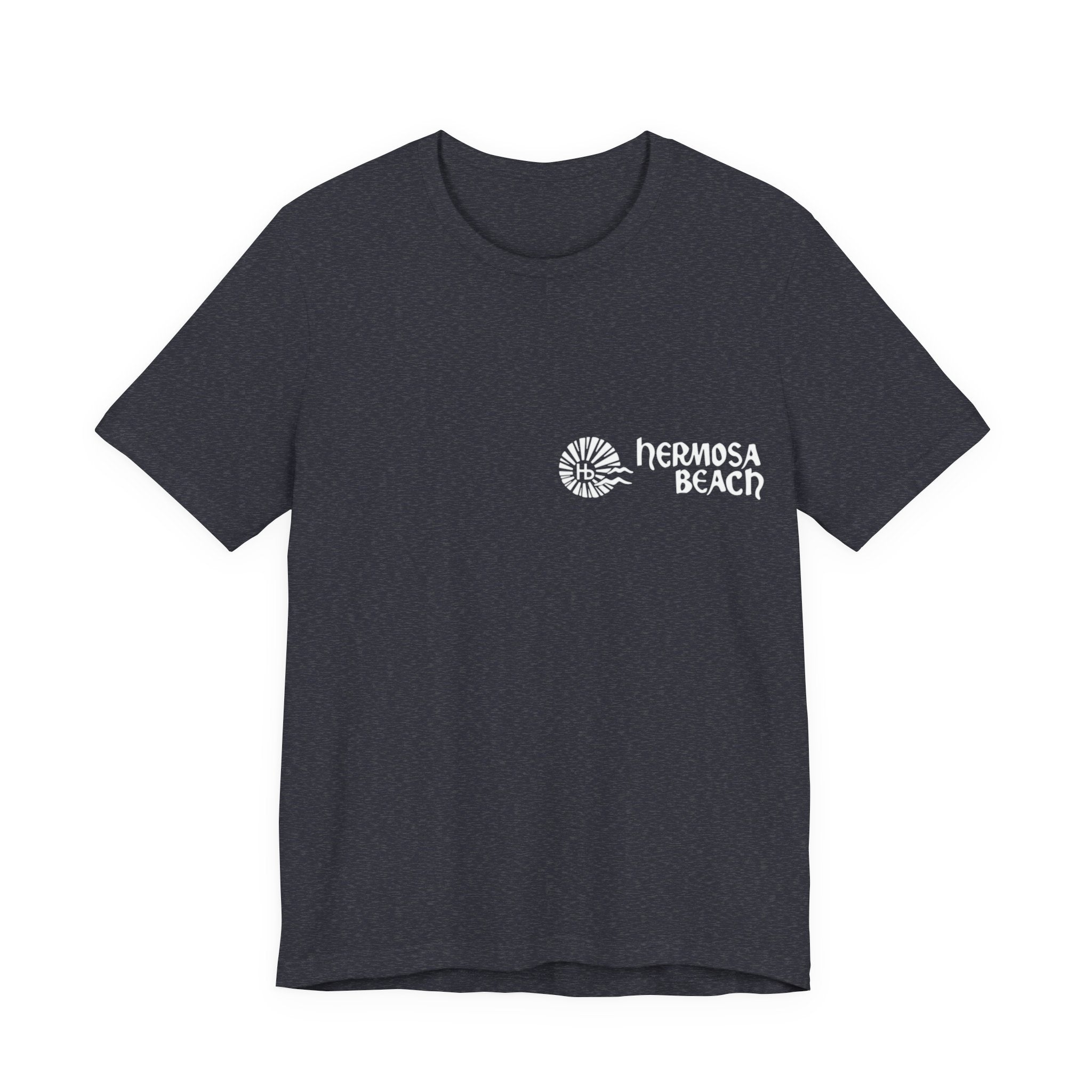 Hermosa Beach Tee — Colorful Front/Back Print Jersey T-Shirt
