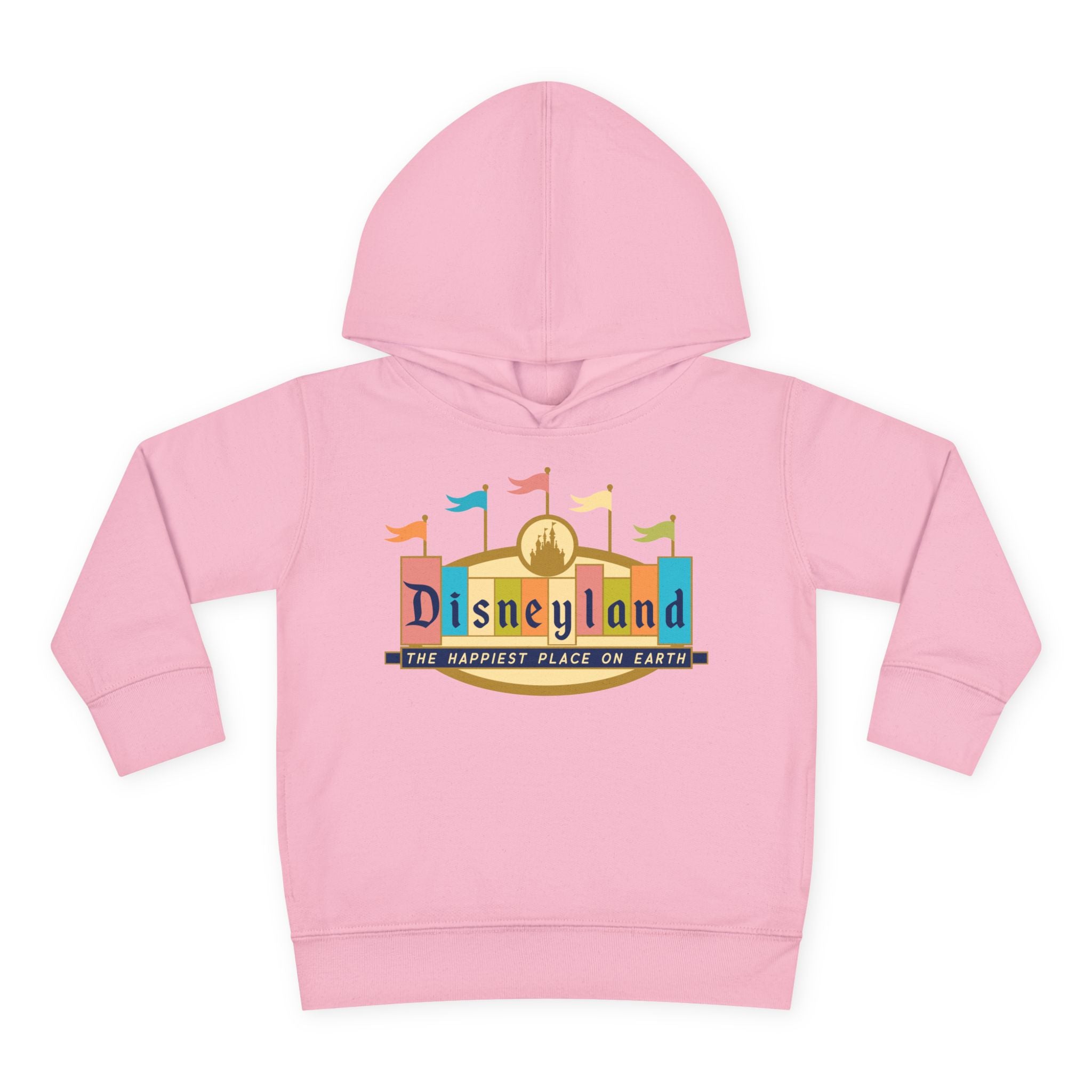 Disneyland way Back Machine Retro Logo Toddler Hoodie | Kids Pullover
