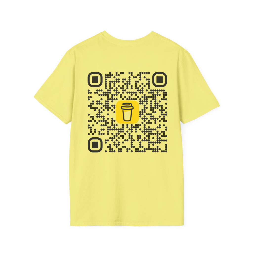 QR Code Coffee Tee — Scan-to-Order Coffee Shop T-Shirt