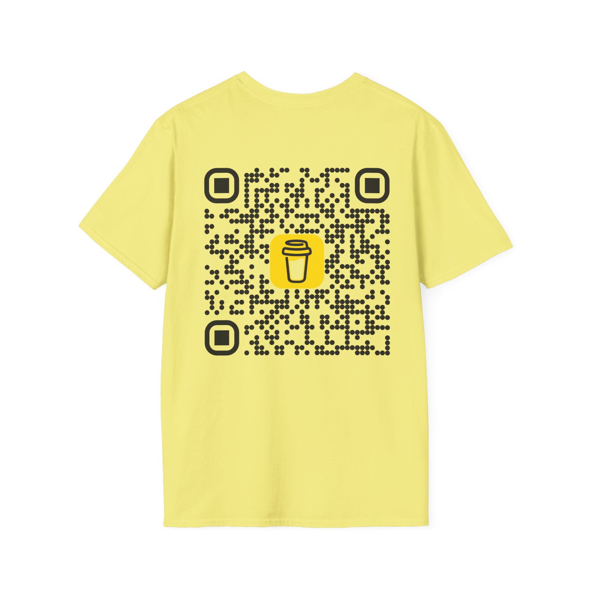 QR Code Coffee Tee — Scan-to-Order Coffee Shop T-Shirt