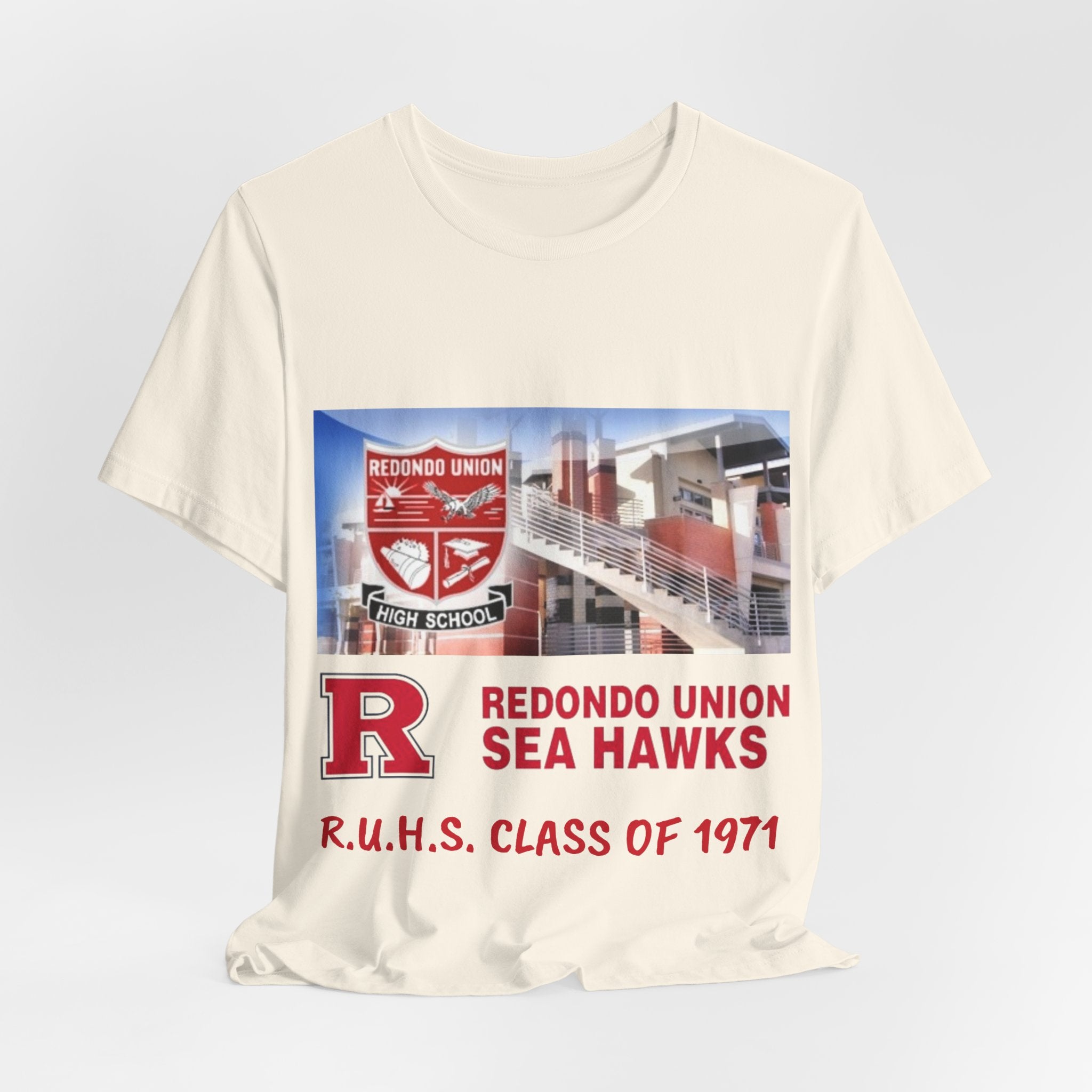 Redondo Union High School Class of 1971 - Unisex Jersey Short Sleeve Tee