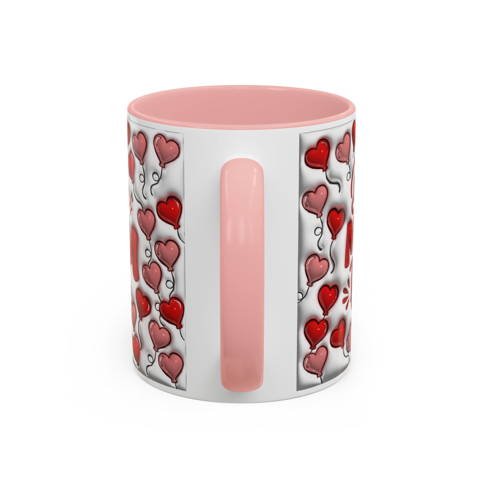 Best Mom Ever Valentines Day Hearts Accent Coffee Mug (11, 15oz)