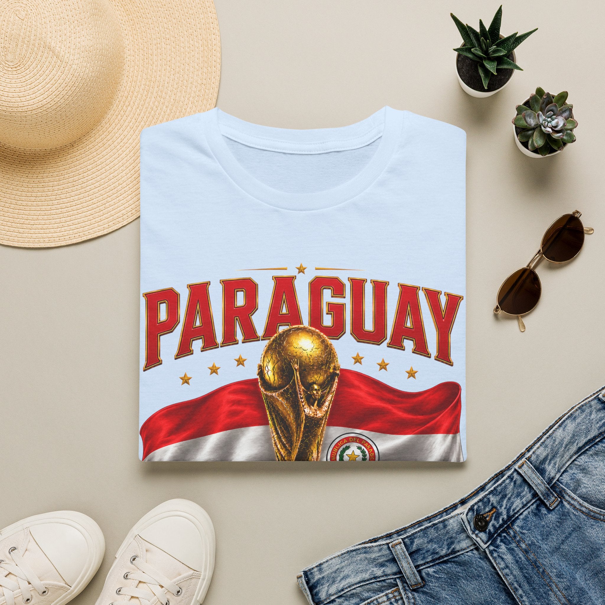 Paraguay 2026 World Cup T-Shirt — Fans Soccer Jersey Tee
