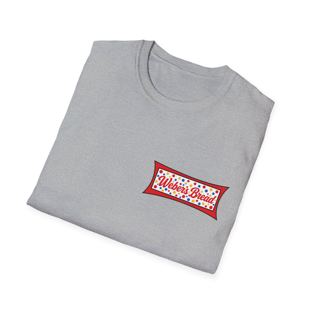 Weber's Bread Retro Logo Dewey T-Shirt — Vintage Bakery Graphic Tee