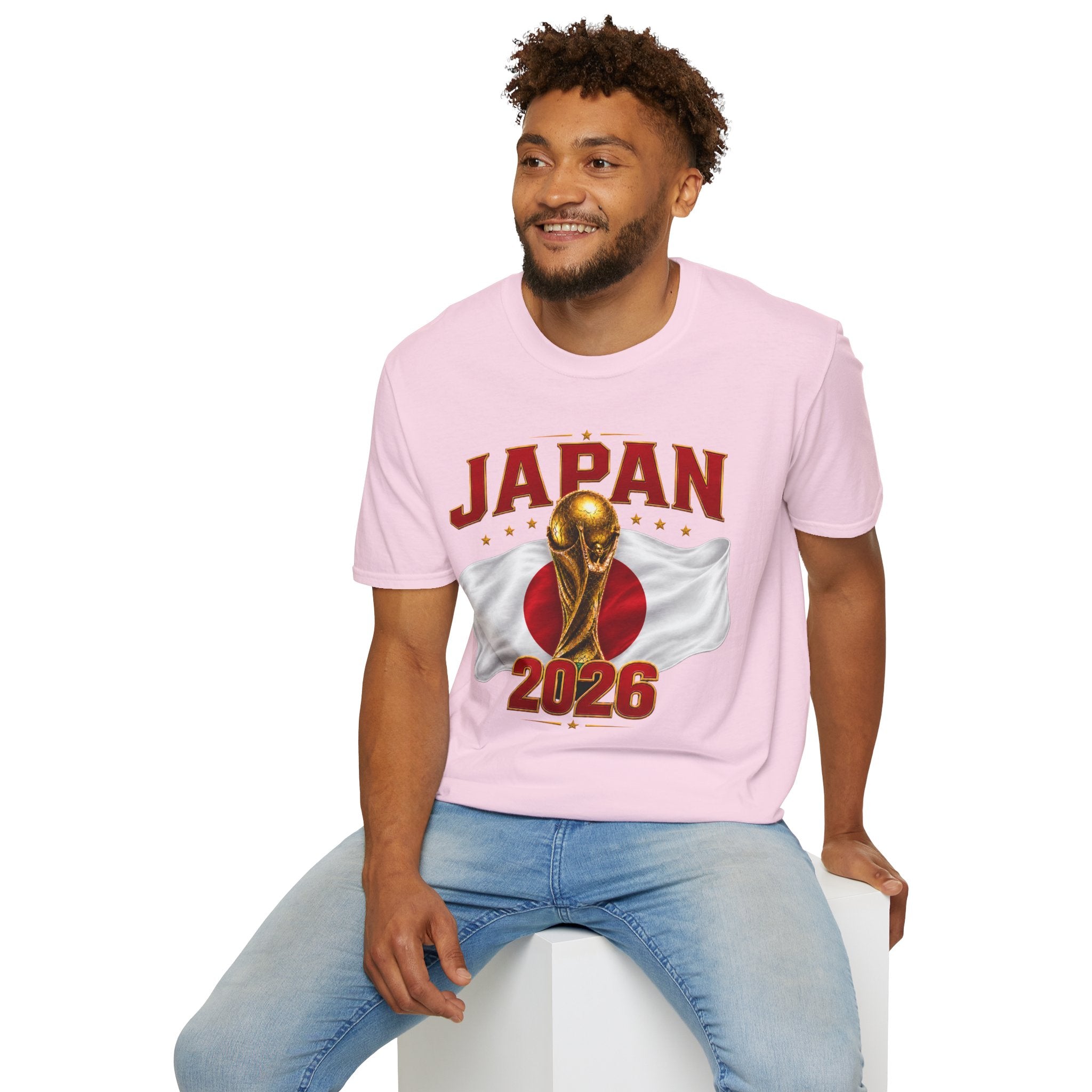 Japan 2026 World Cup T-Shirt — Golden Trophy Soccer Fan Tee