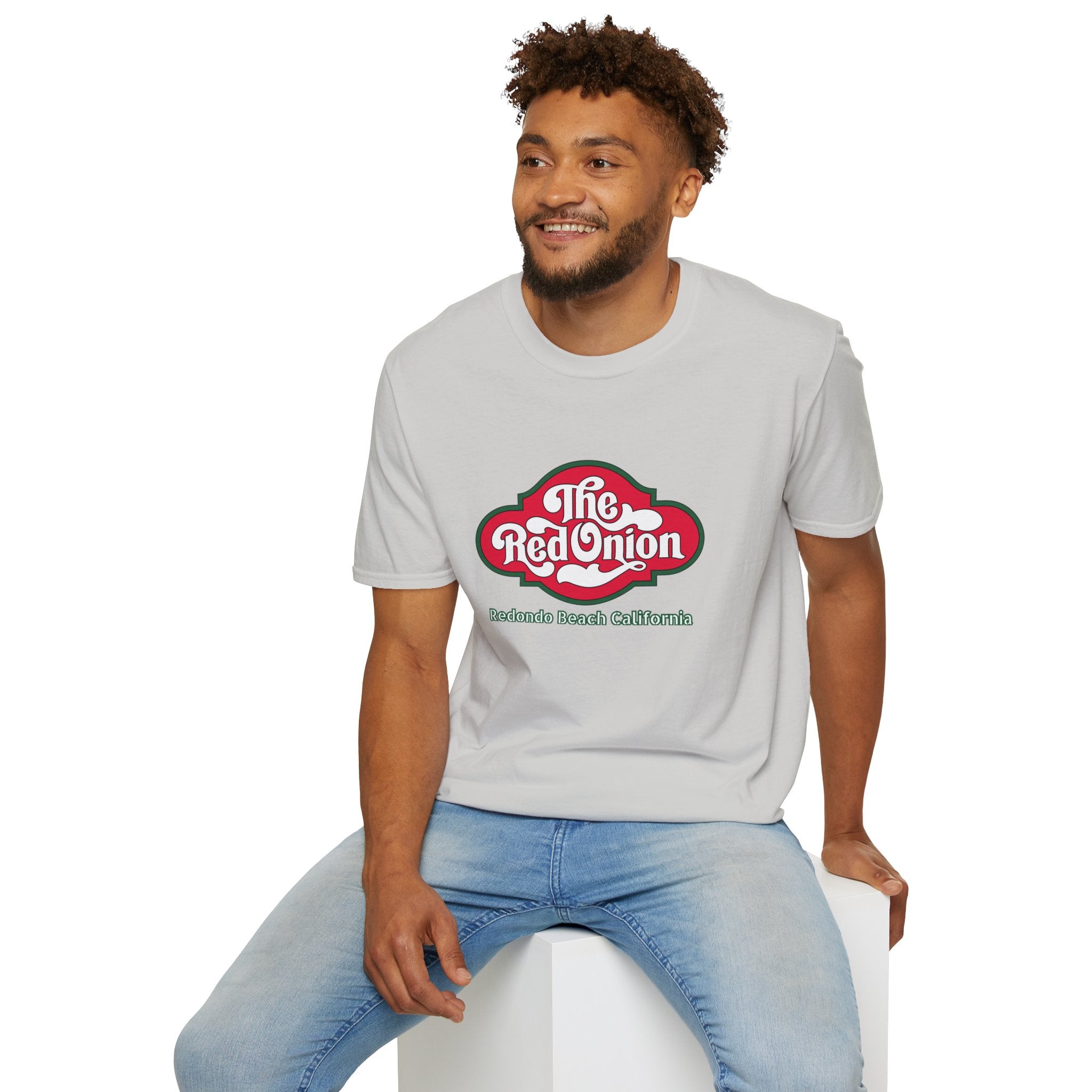 Red Onion Redondo Beach California  Restaurant  Retro Tee, Soft Cotton Shirt, Casual Vintage T-Shirt #OldSouthBay.com