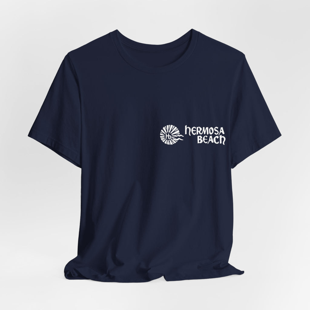 Hermosa Beach Tee — Colorful Front/Back Print Jersey T-Shirt