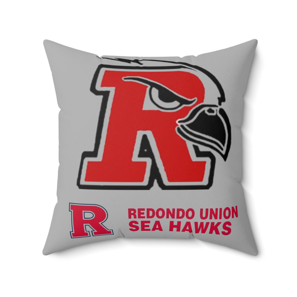 Redondo Beach Union High School - Spun Polyester Square Pillow