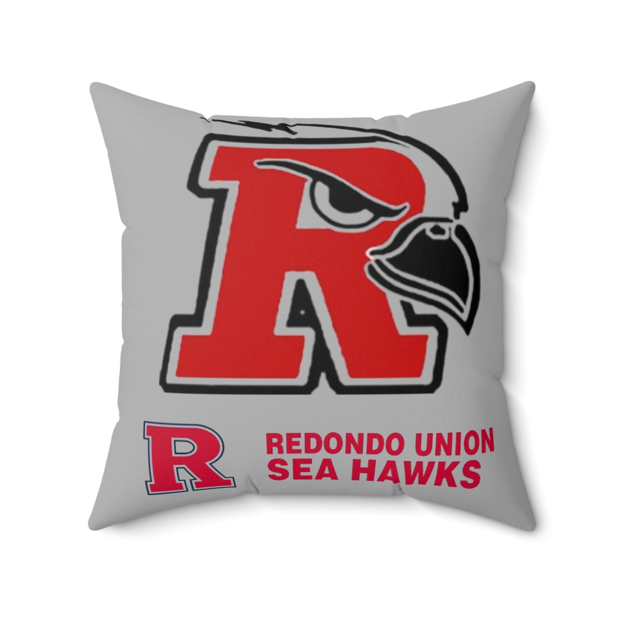 Redondo Beach Union High School - Spun Polyester Square Pillow
