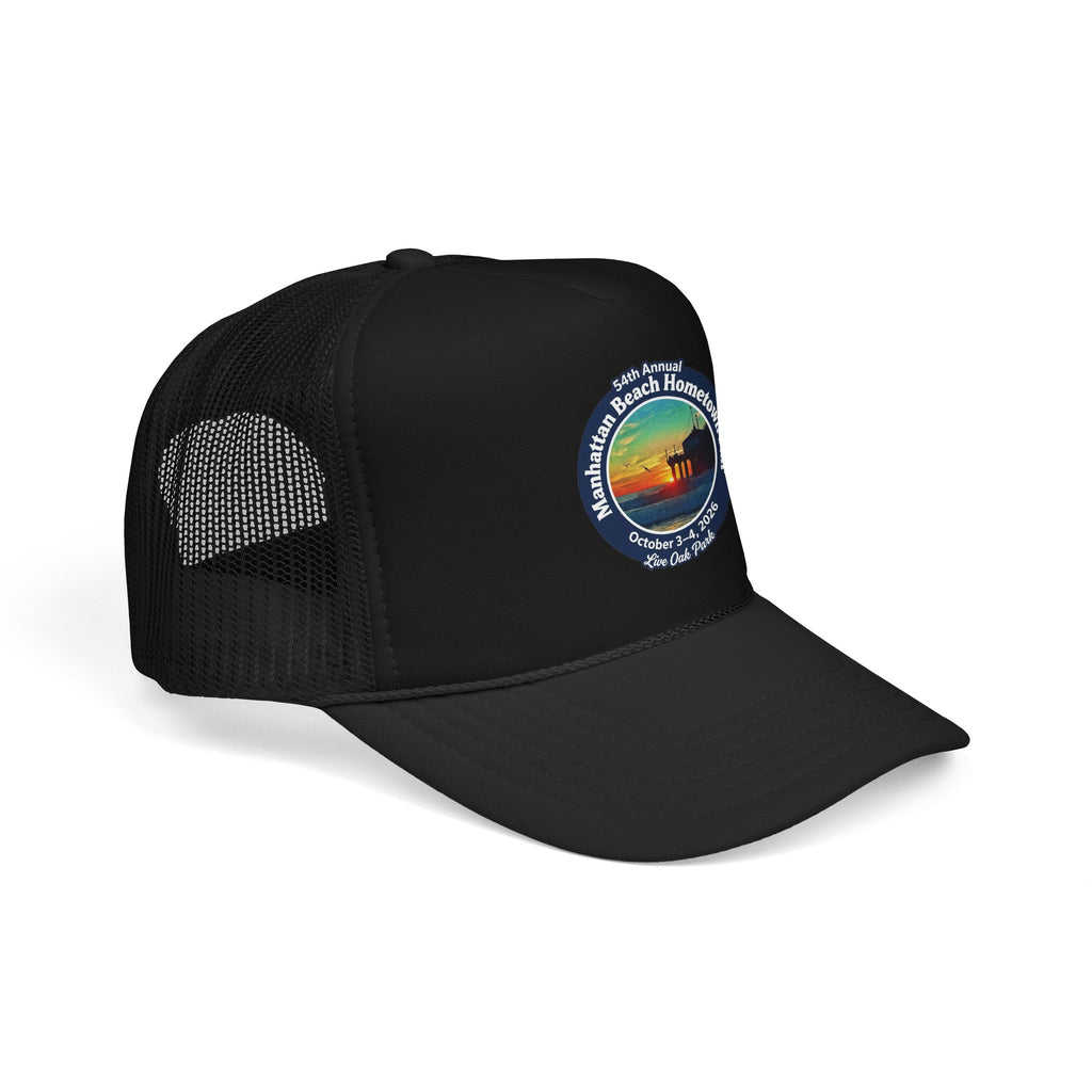 Trucker Hat — Manhattan Beach Hometown Fair Sunset Logo