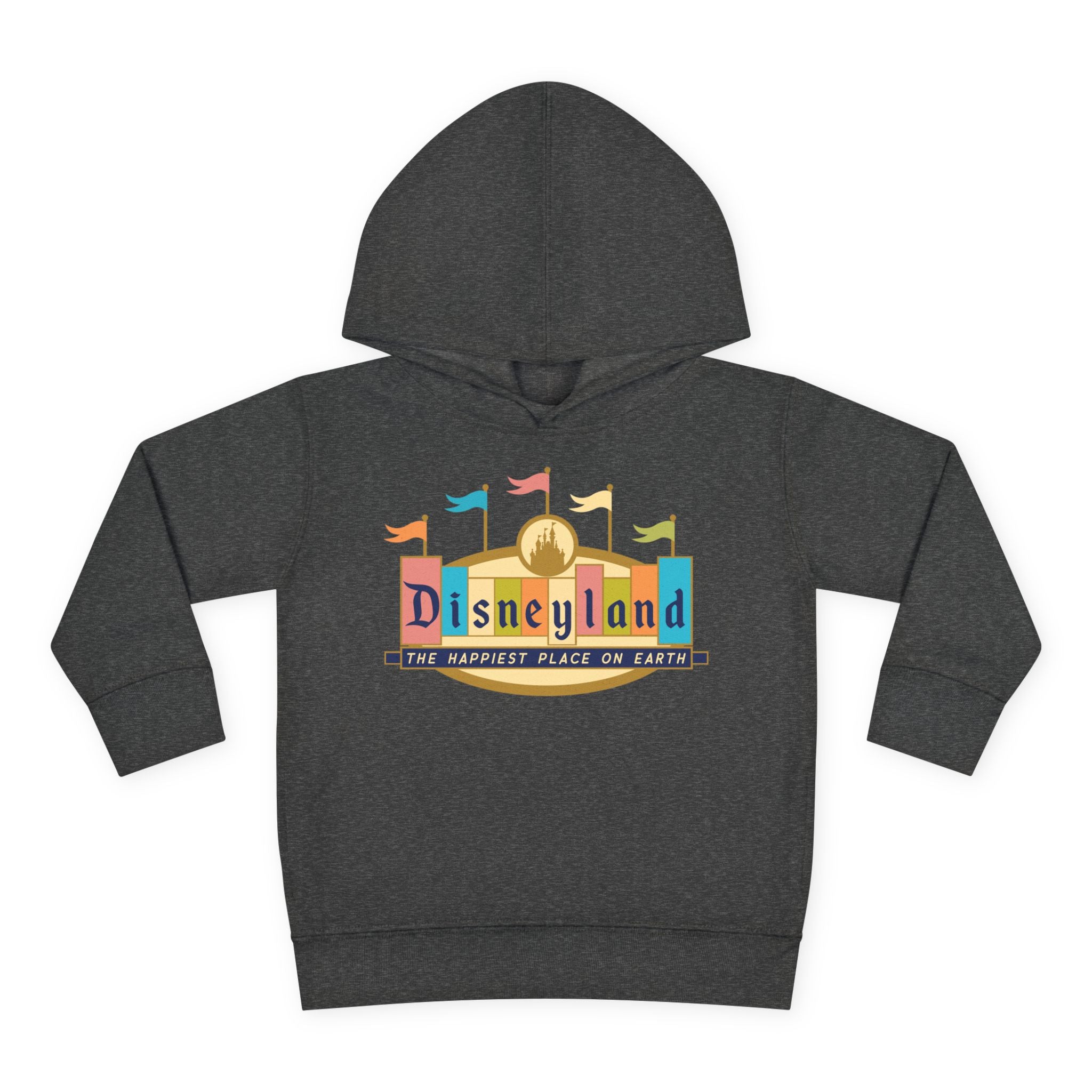 Disneyland way Back Machine Retro Logo Toddler Hoodie | Kids Pullover