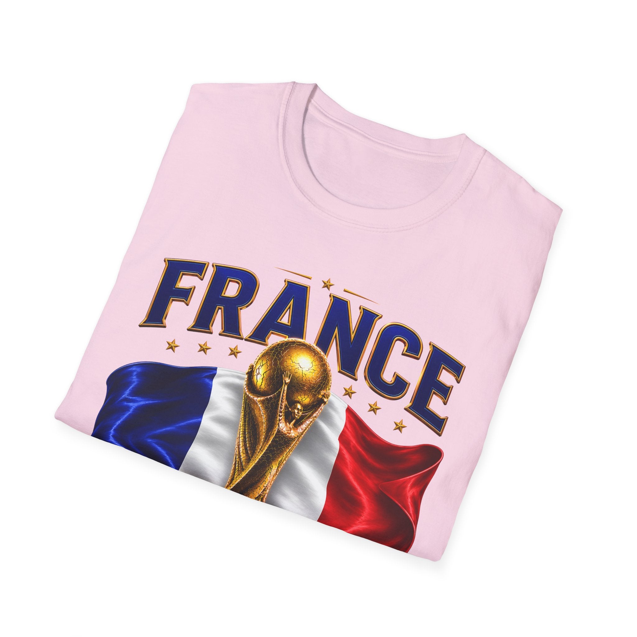 France World Cup 2026 T-Shirt — French Flag & Trophy Soccer Tee