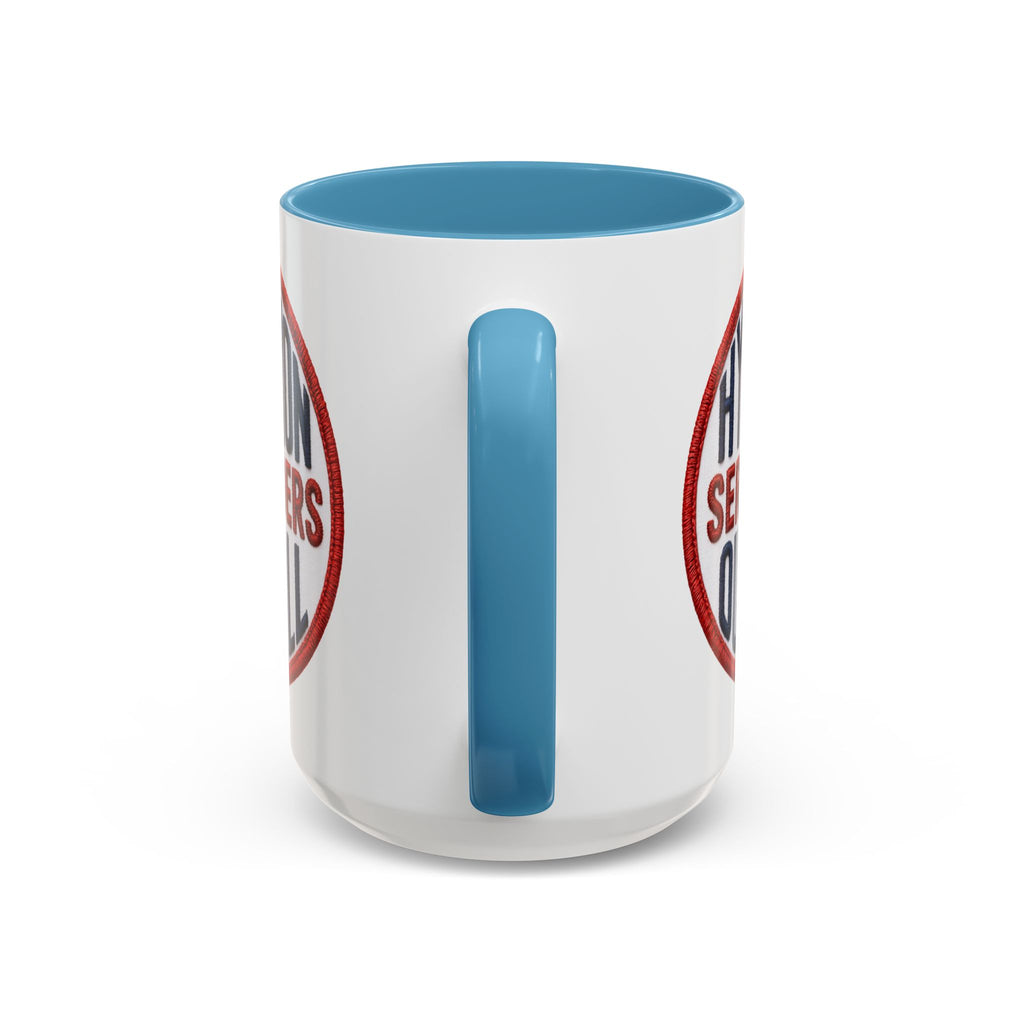 Accent Coffee Mug — "Hyperion Serenaders Outfall" Retro Patch Ceramic Mug (11/15oz)