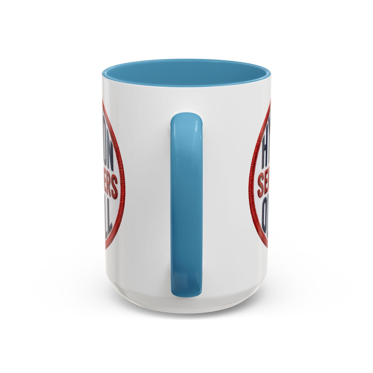 Accent Coffee Mug — "Hyperion Serenaders Outfall" Retro Patch Ceramic Mug (11/15oz)