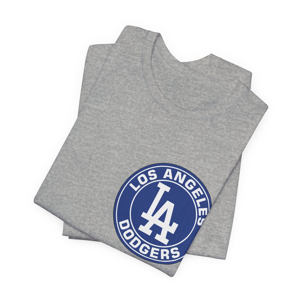 Los Angeles Doyers (Front and Back Printing) Mens Womans Jersey Short Sleeve Tee