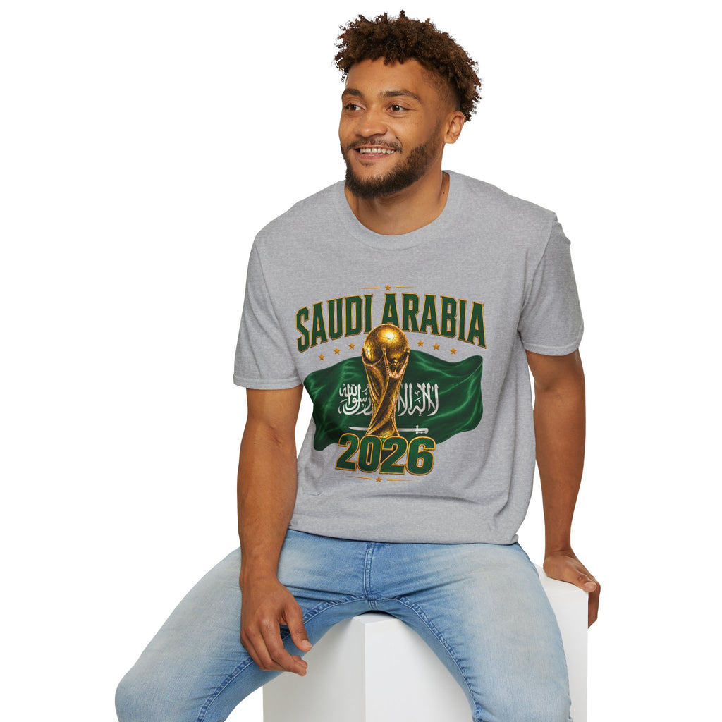 Saudi Arabia 2026 World Cup T-Shirt – Soccer Champion Trophy Design