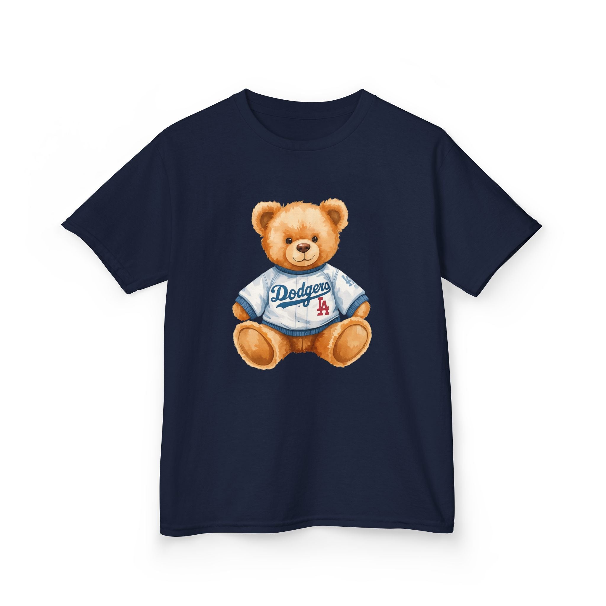Teddy Bear Tee, Kids Baseball Shirt | Cute Plush Mascot
