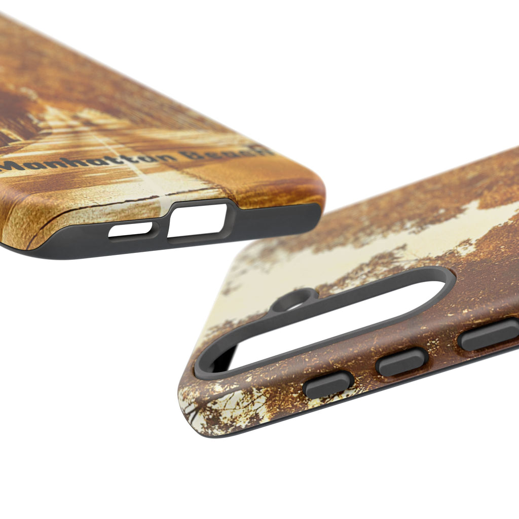 Phone Cases Manhattan Beach Rosecrans Ave Early 60's Tough Cases 90266 California, iPhone Samsung Google Pixel Protective Cover, Vintage