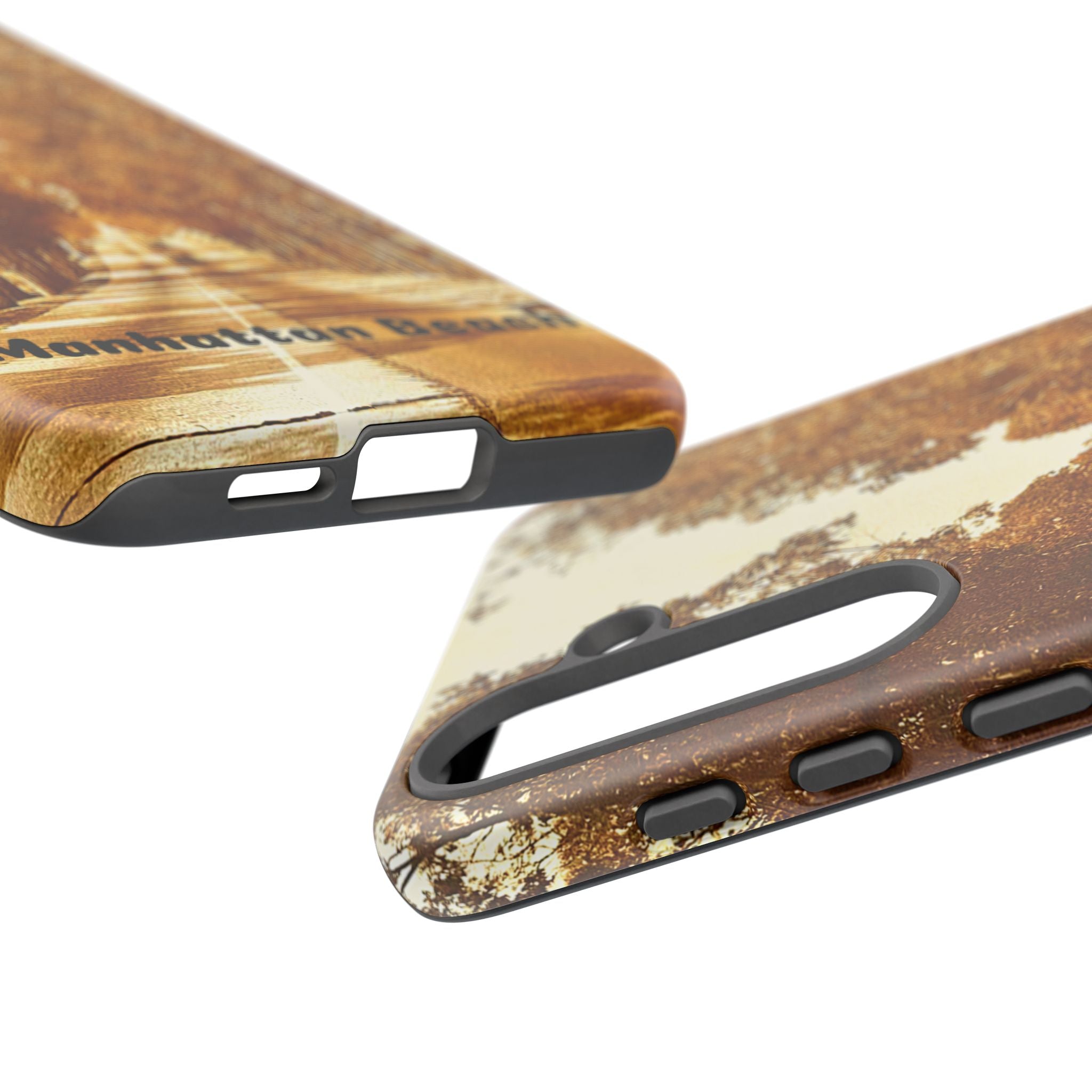 Phone Cases Manhattan Beach Rosecrans Ave Early 60's Tough Cases 90266 California, iPhone Samsung Google Pixel Protective Cover, Vintage