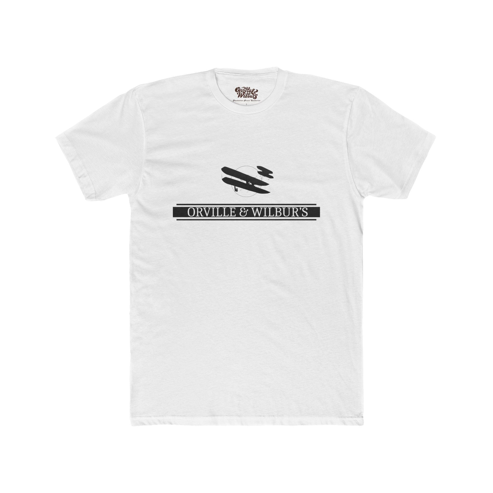 Orville and Wilburs Restaurant Manhattan Beach California Old South Bay Aviation Tee Shirt
