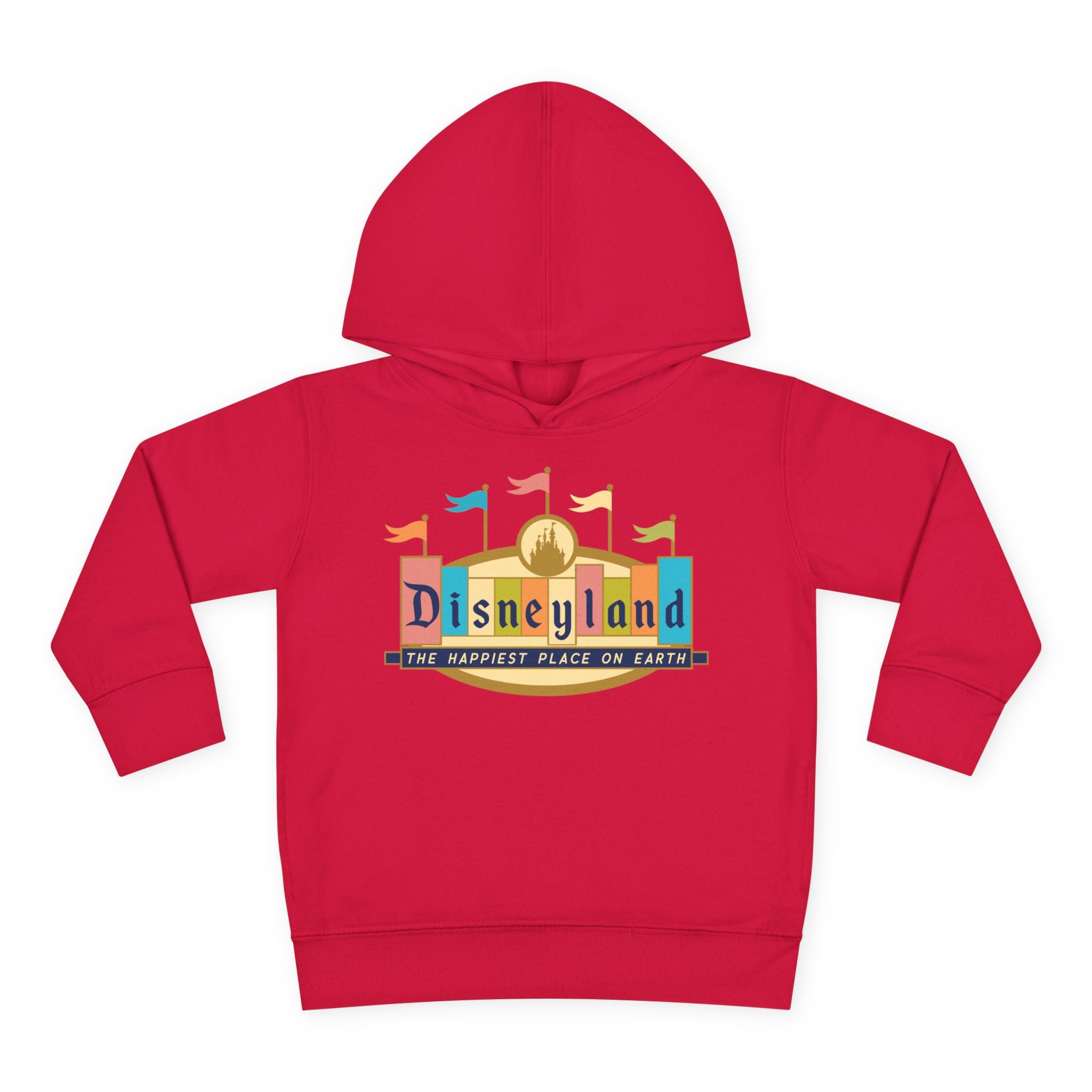 Disneyland way Back Machine Retro Logo Toddler Hoodie | Kids Pullover