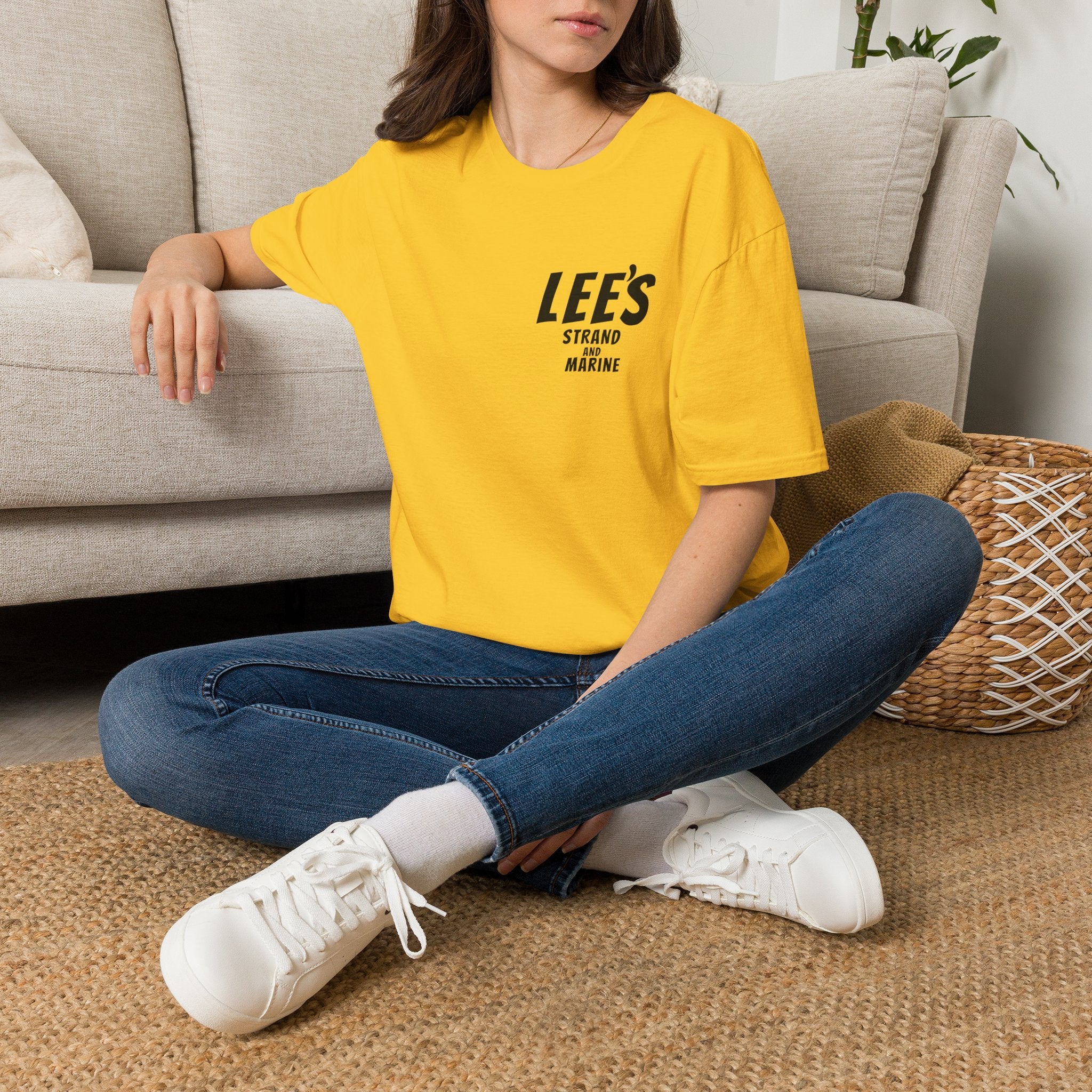 Greasy Lee's Manhattan Beach Old School T-Shirt | Marine and Strand Manhattan Beach Vintage Surf Design