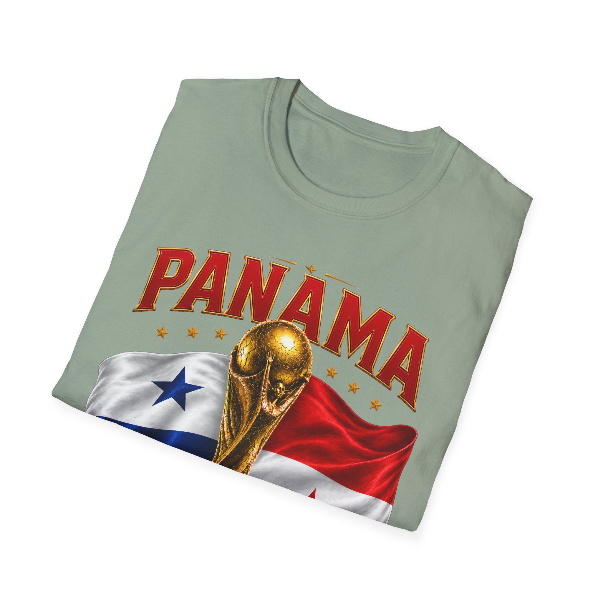 Panama 2026 World Cup T-Shirt — Panama Flag & Trophy Soccer Tee