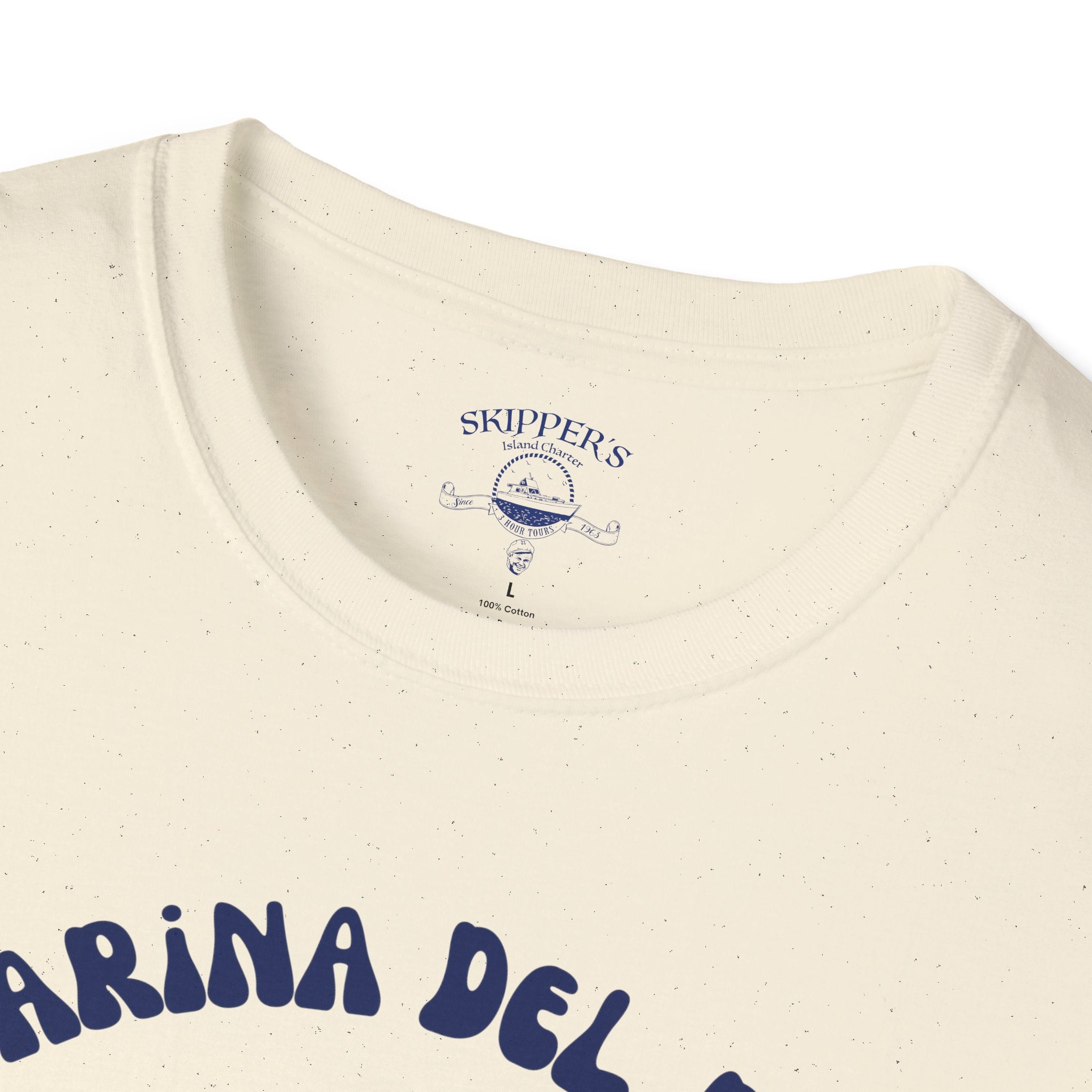 Marina Del Rey Ship Wheel logo T-Shirt | SS Minnow Island Charters, 3 Hour Tours